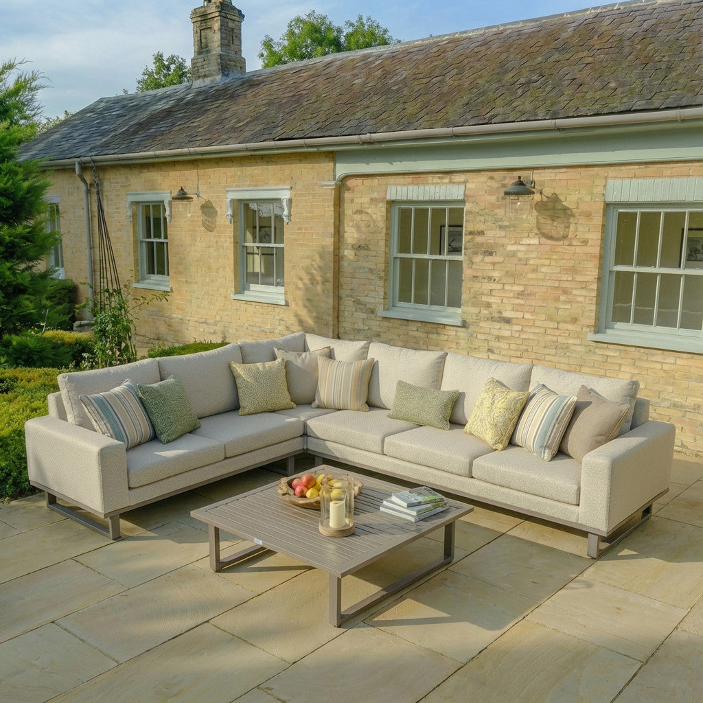 Ethos Large Corner Sofa Group - Latte