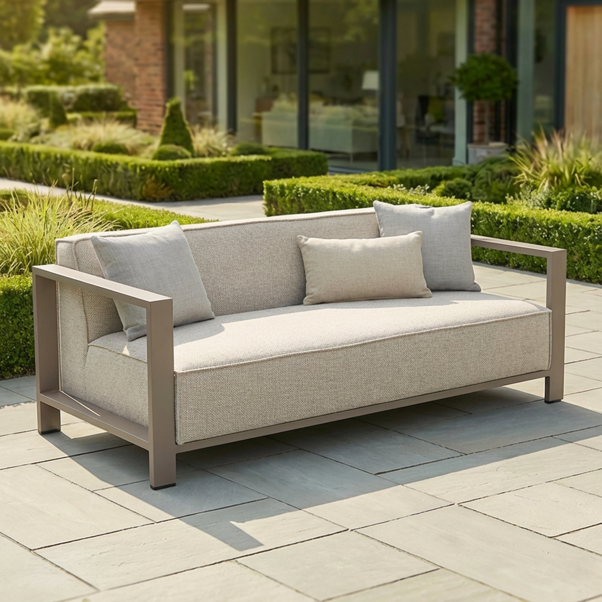 Ibiza 2 Seater Sofa - Latte