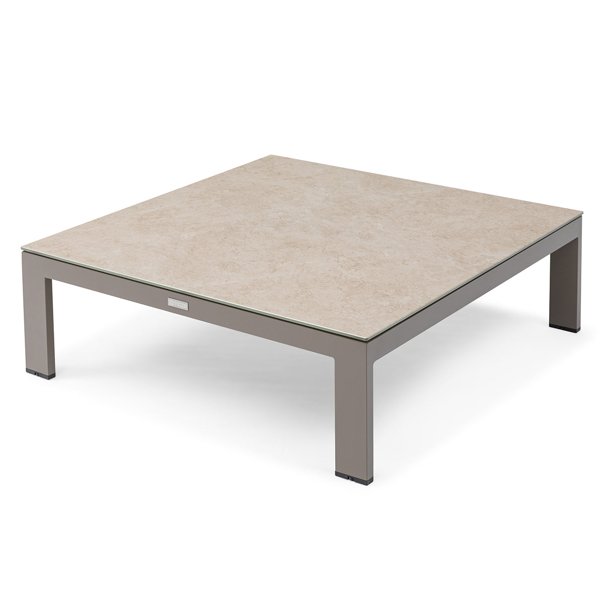 Ibiza 3 Seater Sofa Set with Square Coffee Table - Latte