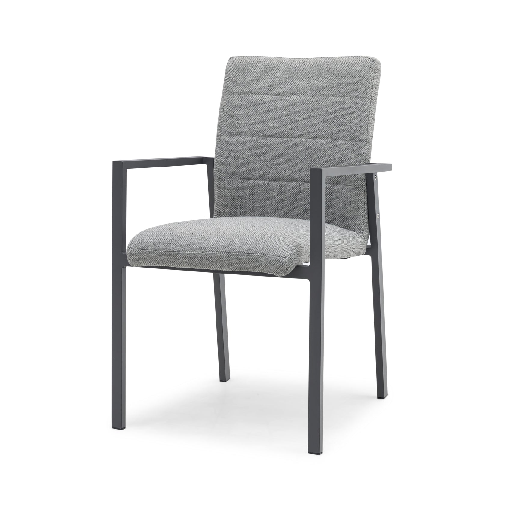 Ibiza Set of 2 Dining Chairs - Zinc Grey