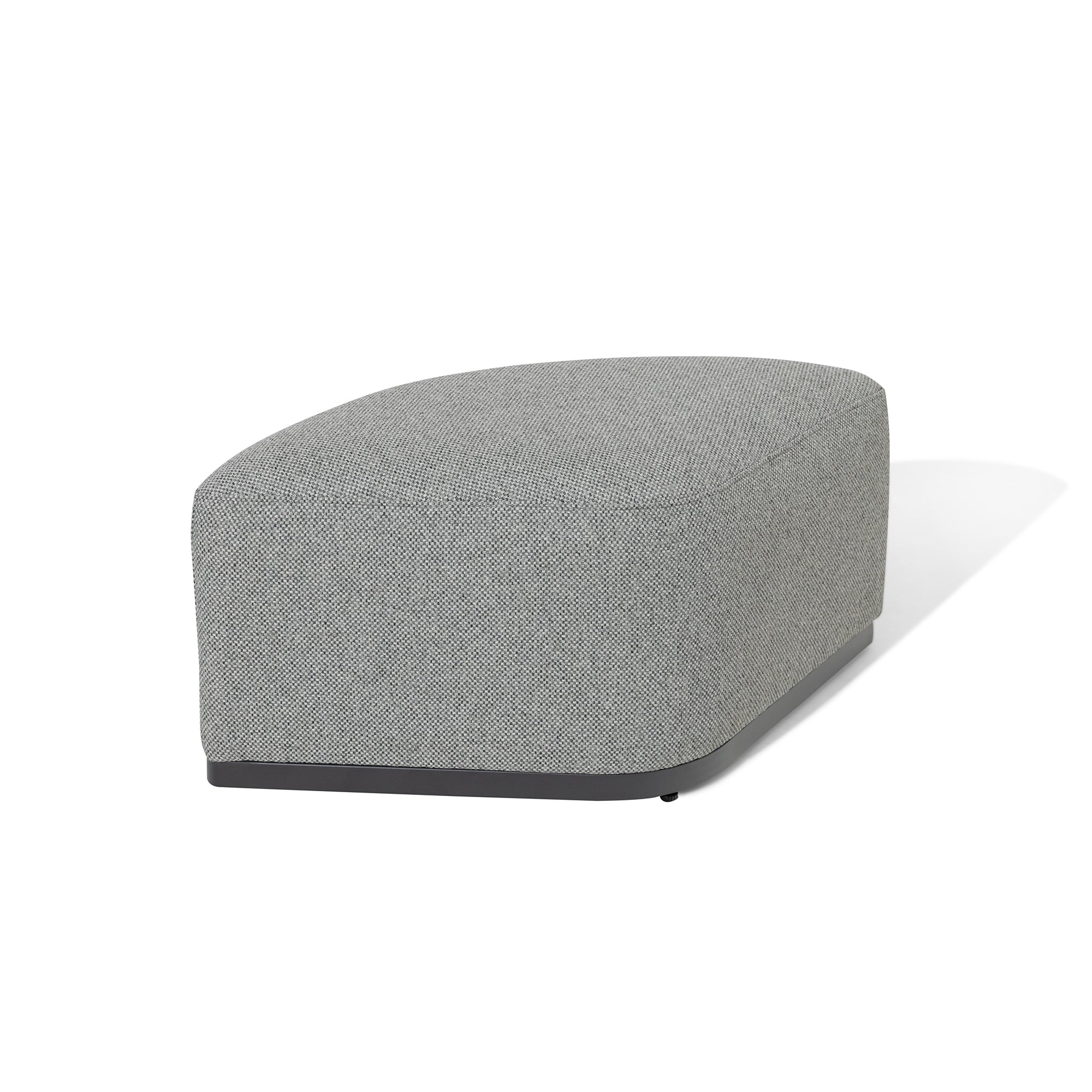 Ibiza Large Corner Sofa Set with Round Coffee Table - Zinc Grey