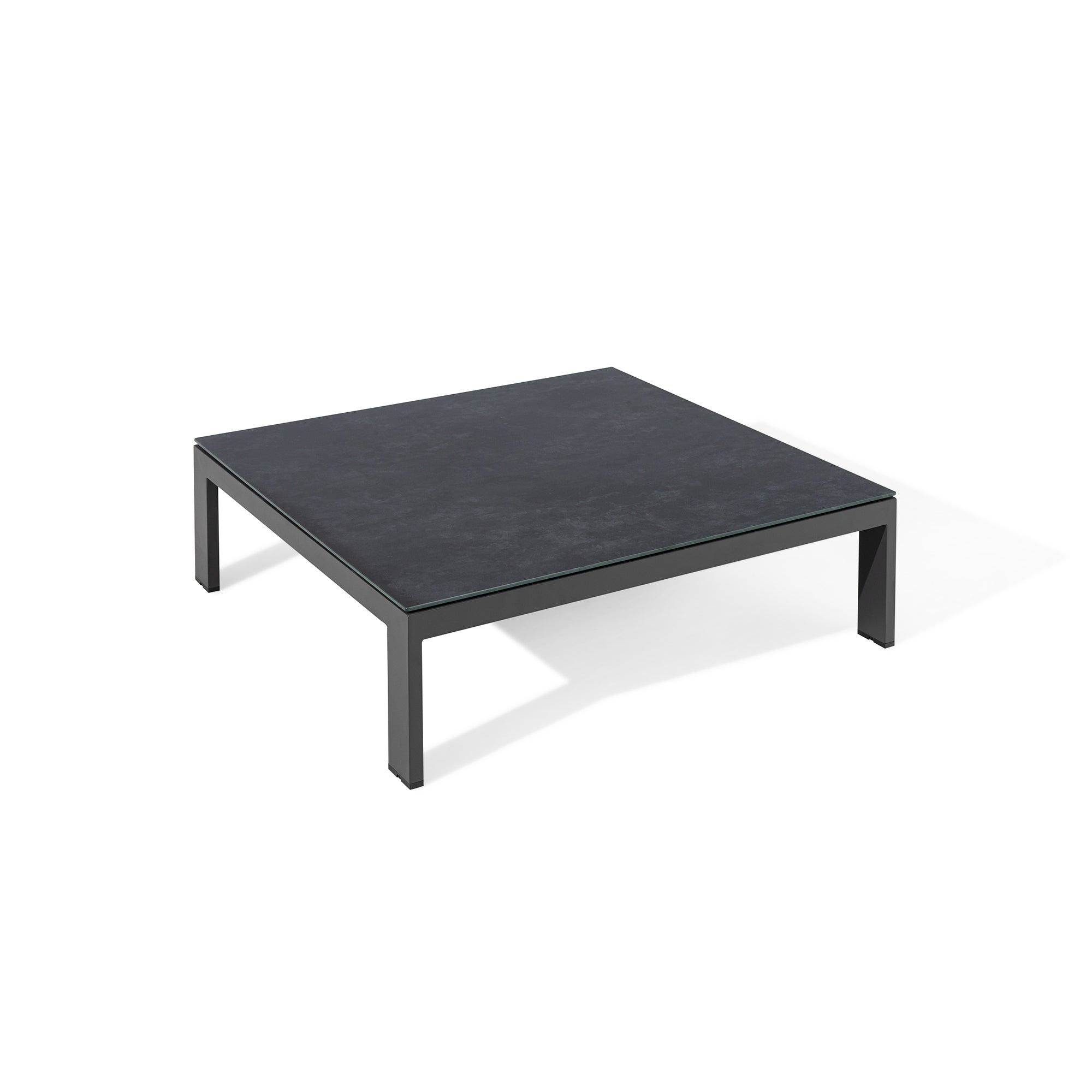 Ibiza U Shape Sofa Set with Square Coffee Table - Zinc Grey
