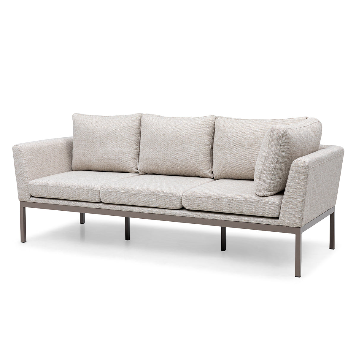 Pulse Rectangular Corner Dining Set with Rising Table - Latte