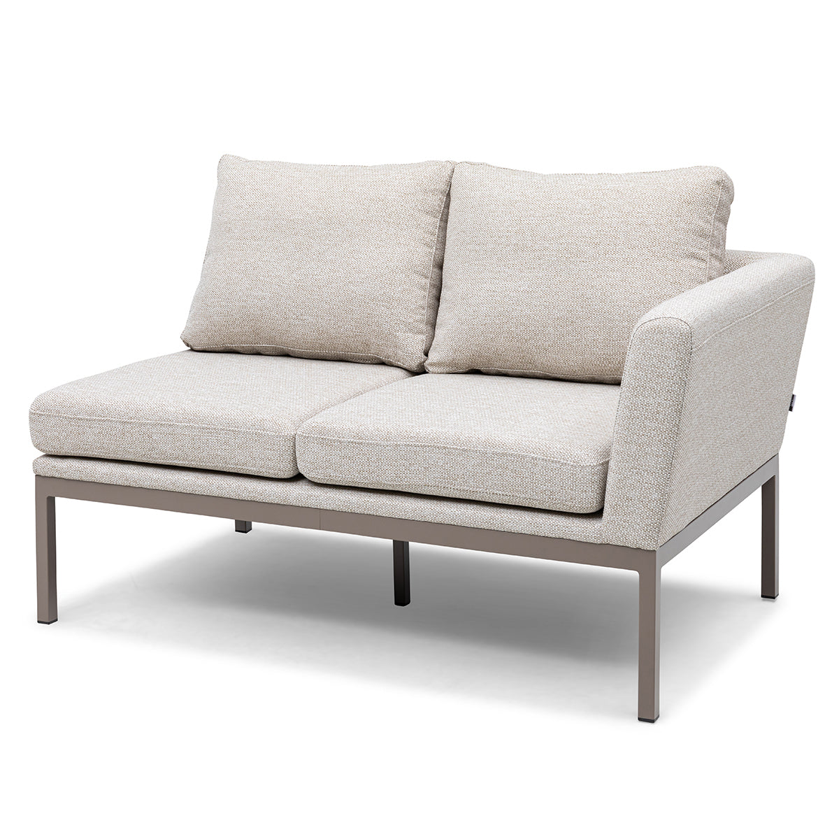 Pulse Square Corner Dining Set with Rising Table - Latte