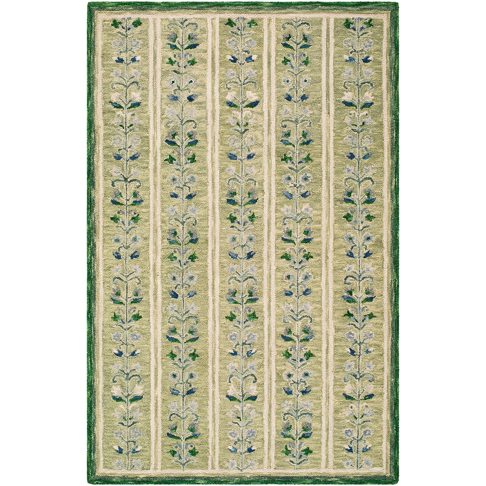 Fairfax Global Wool Global Green & Emerald Rug 153x219cm - product image