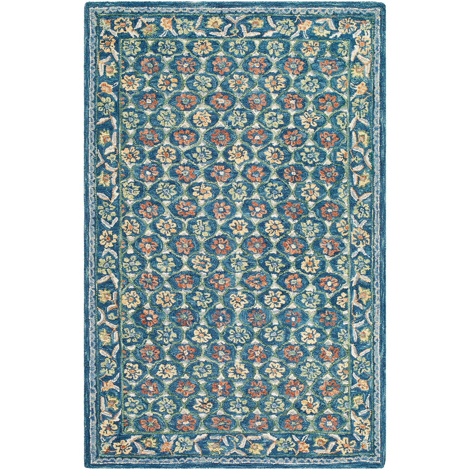 Fairfax Global Wool Global Blue & Cerulean Rug 153x219cm - product image