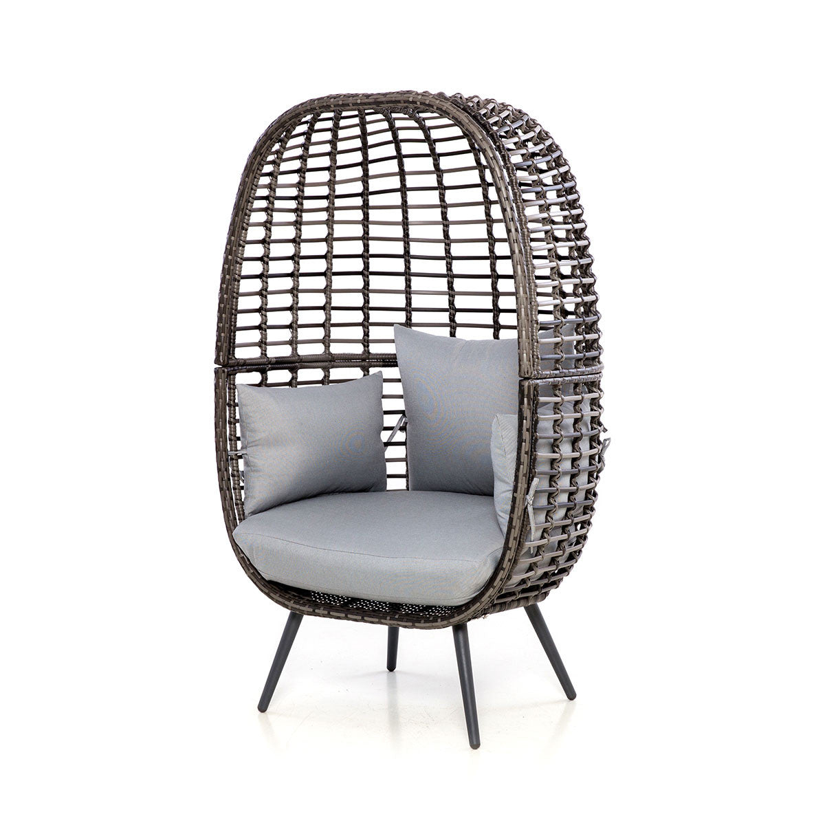 Riviera Grey Egg Outdoor Chair