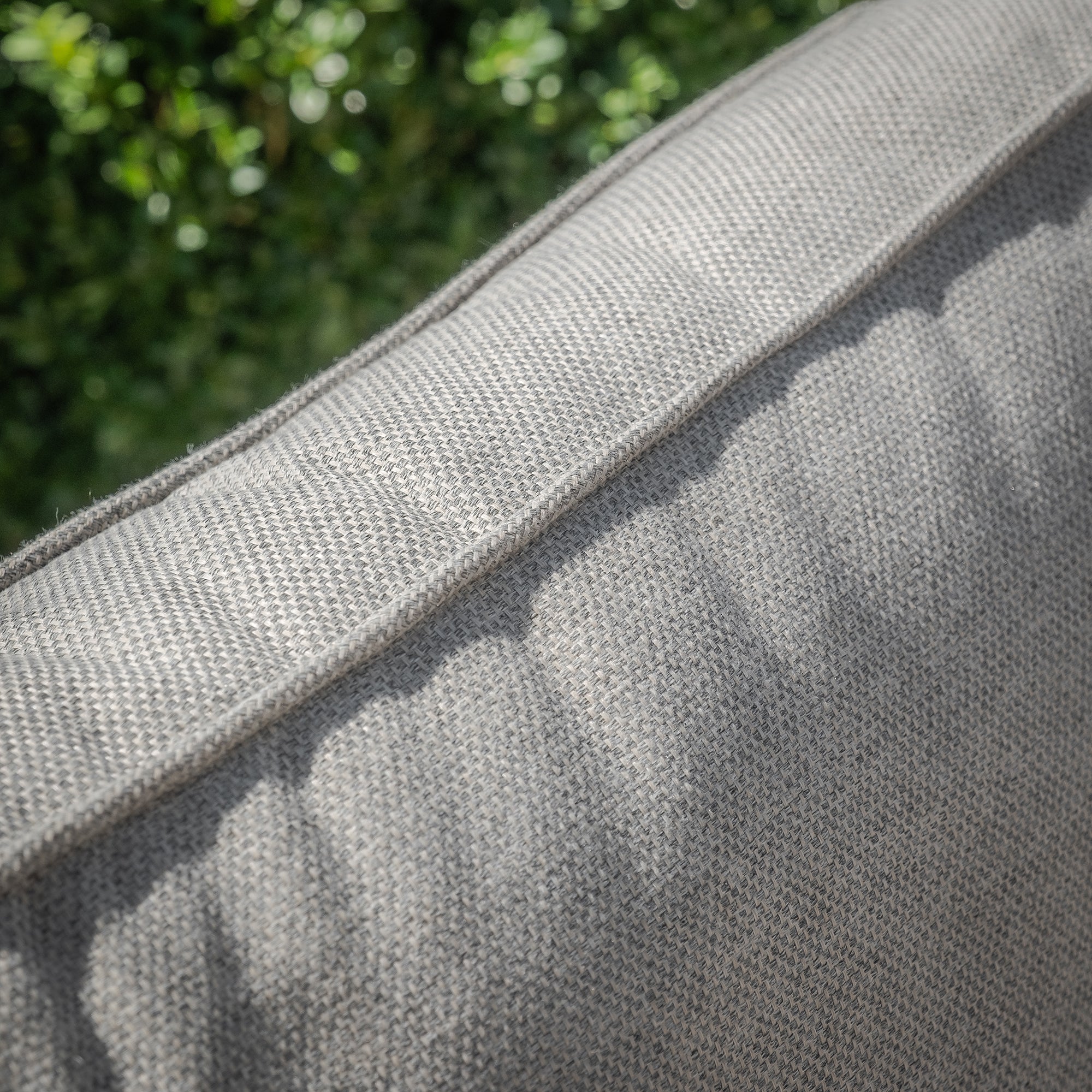 Florence Grey Cool Linen Outdoor Corner Sofa Set Large
