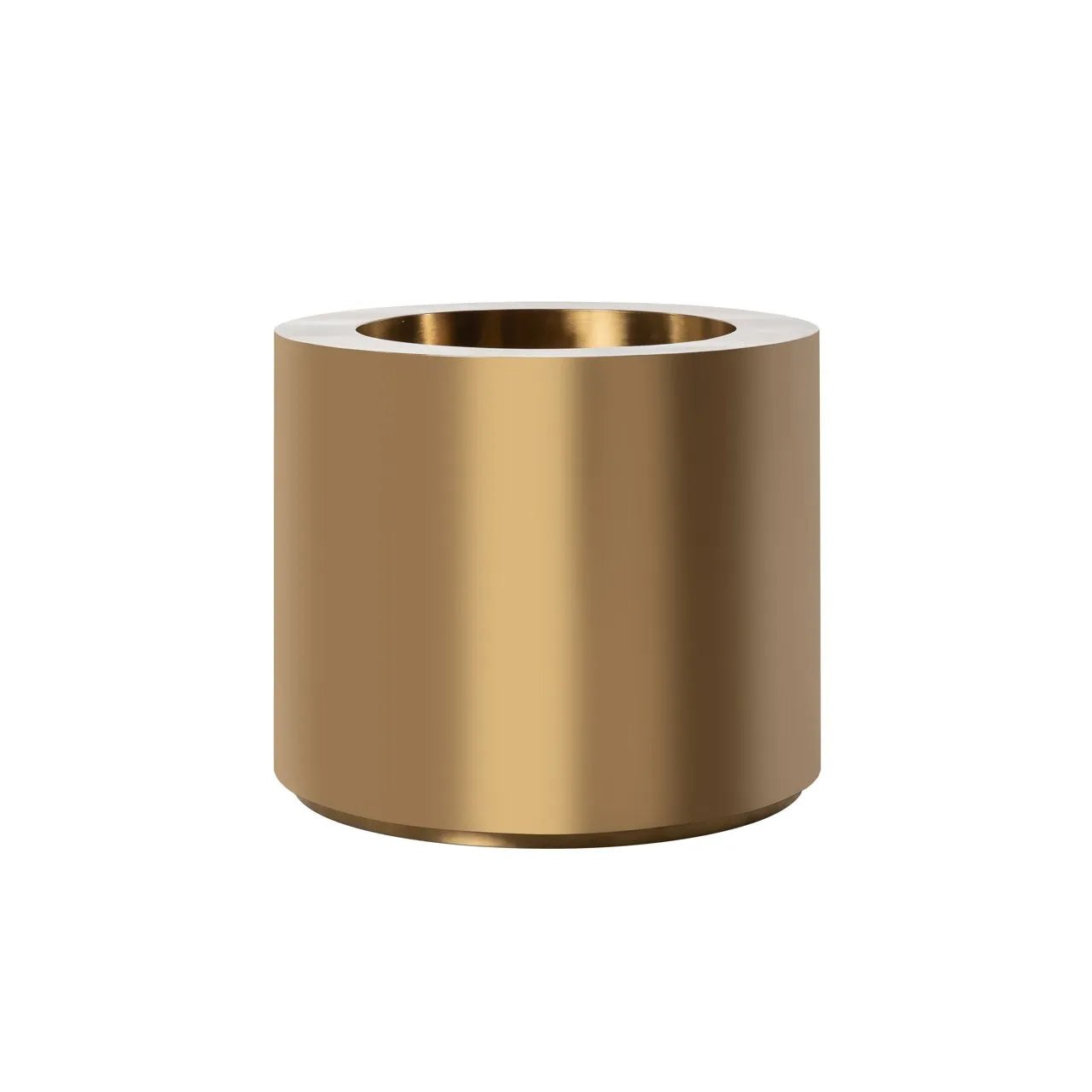 Richmond Interiors Donna Brushed Gold Flower Pot Small