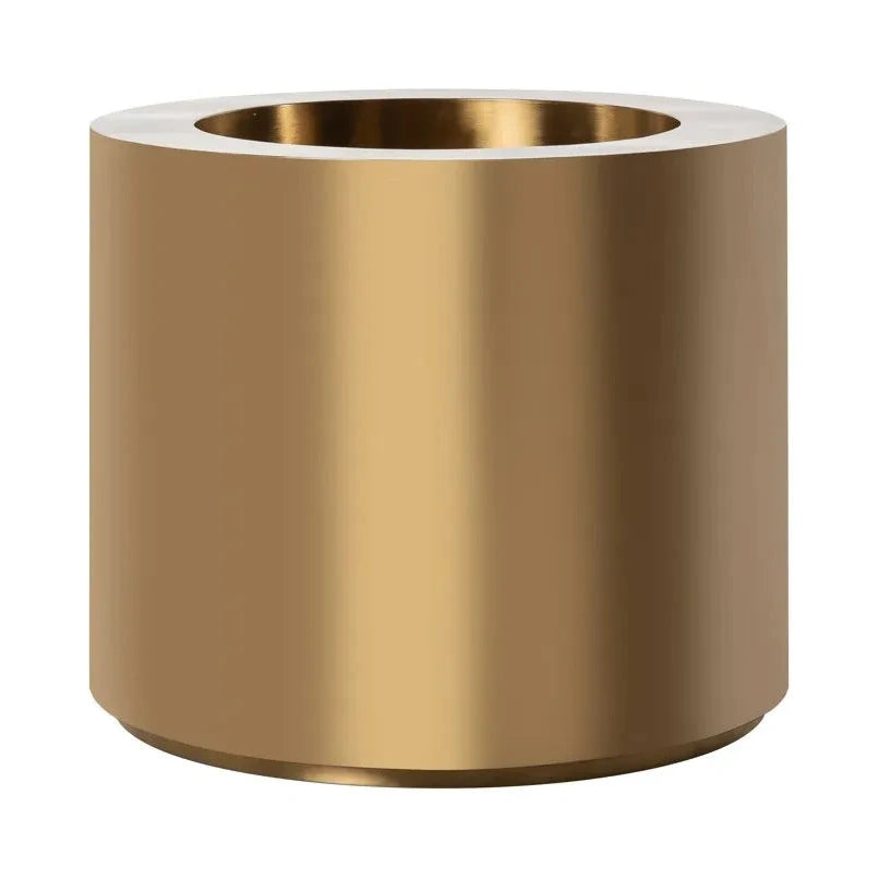 Richmond Interiors Donna Brushed Gold Flower Pot Small