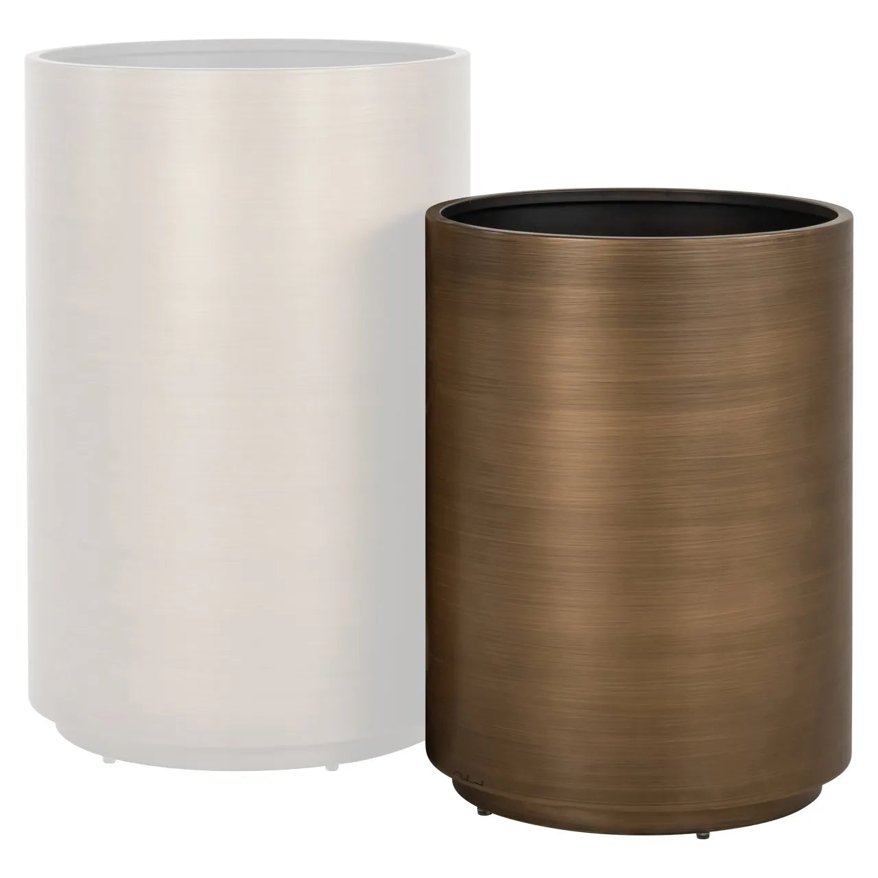 Richmond Interiors Dira Brushed Gold Planter | Small