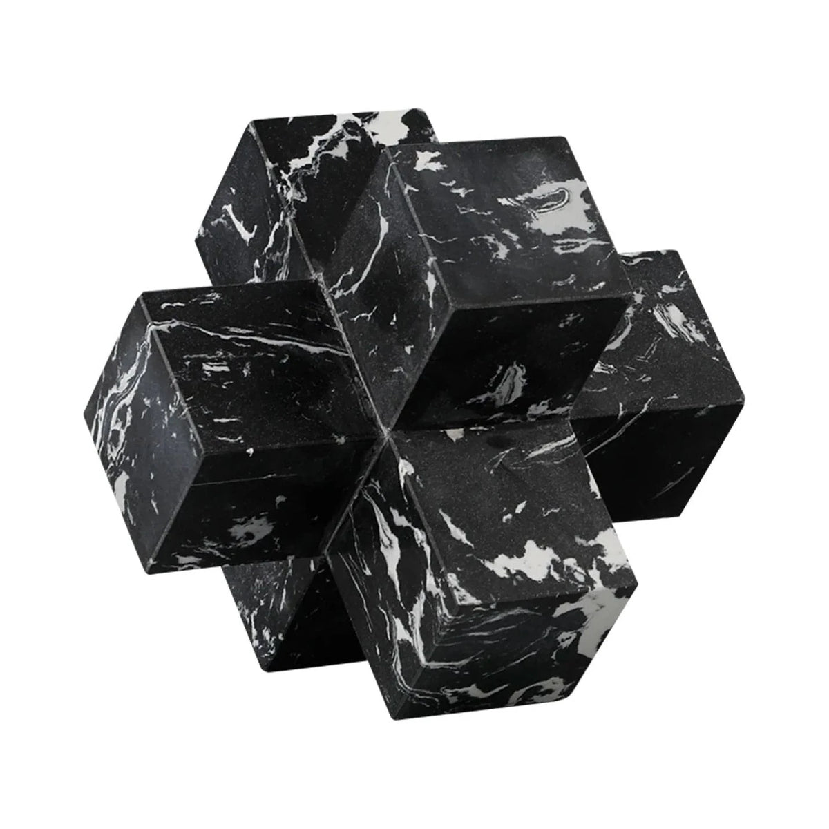 Large Black Marble Abstract Sculpture