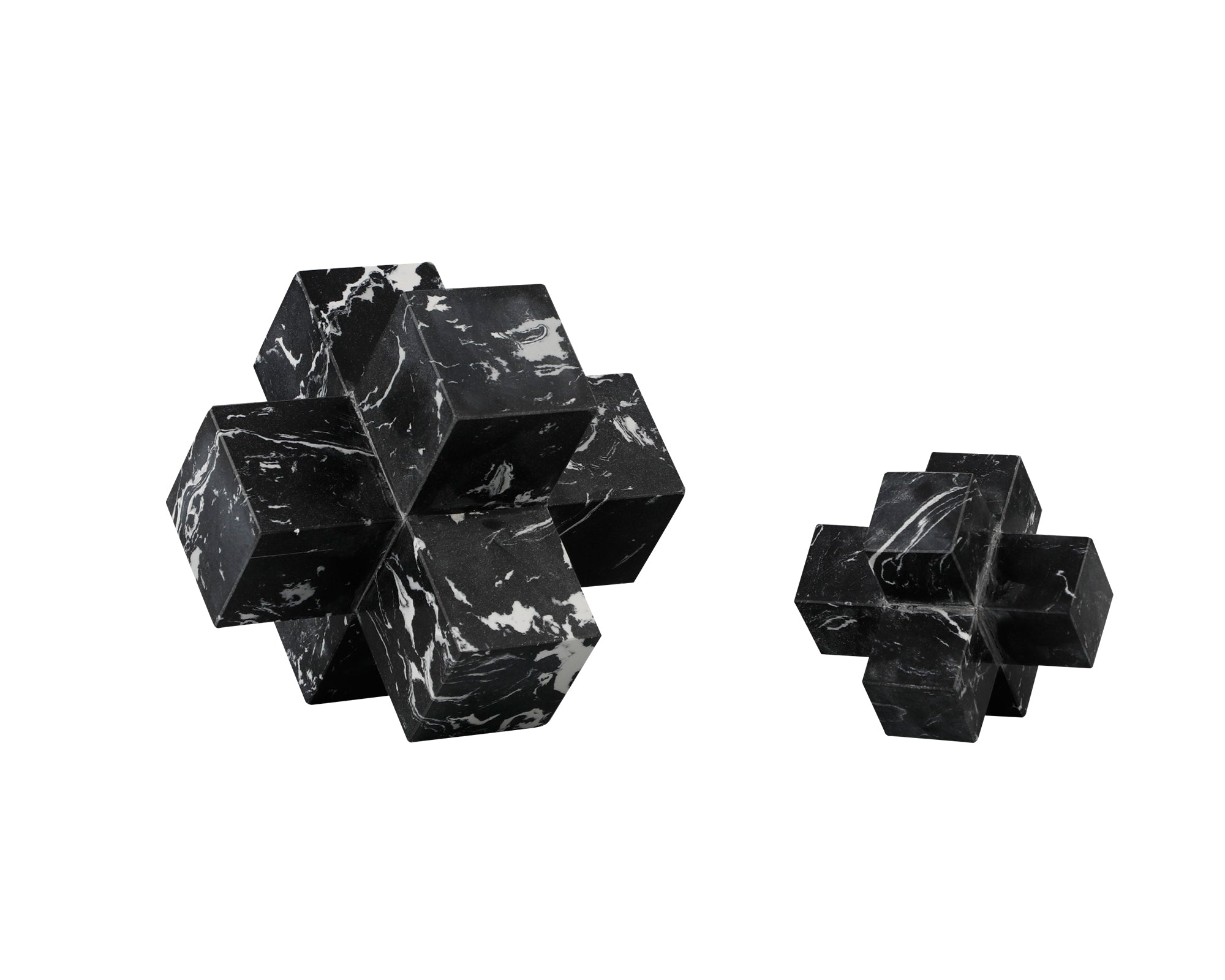 Marble Sculpture Large - Black Marble