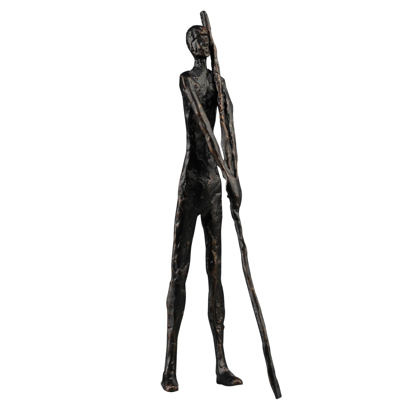 Giacomo I Dark Bronze Cast Iron Sculpture