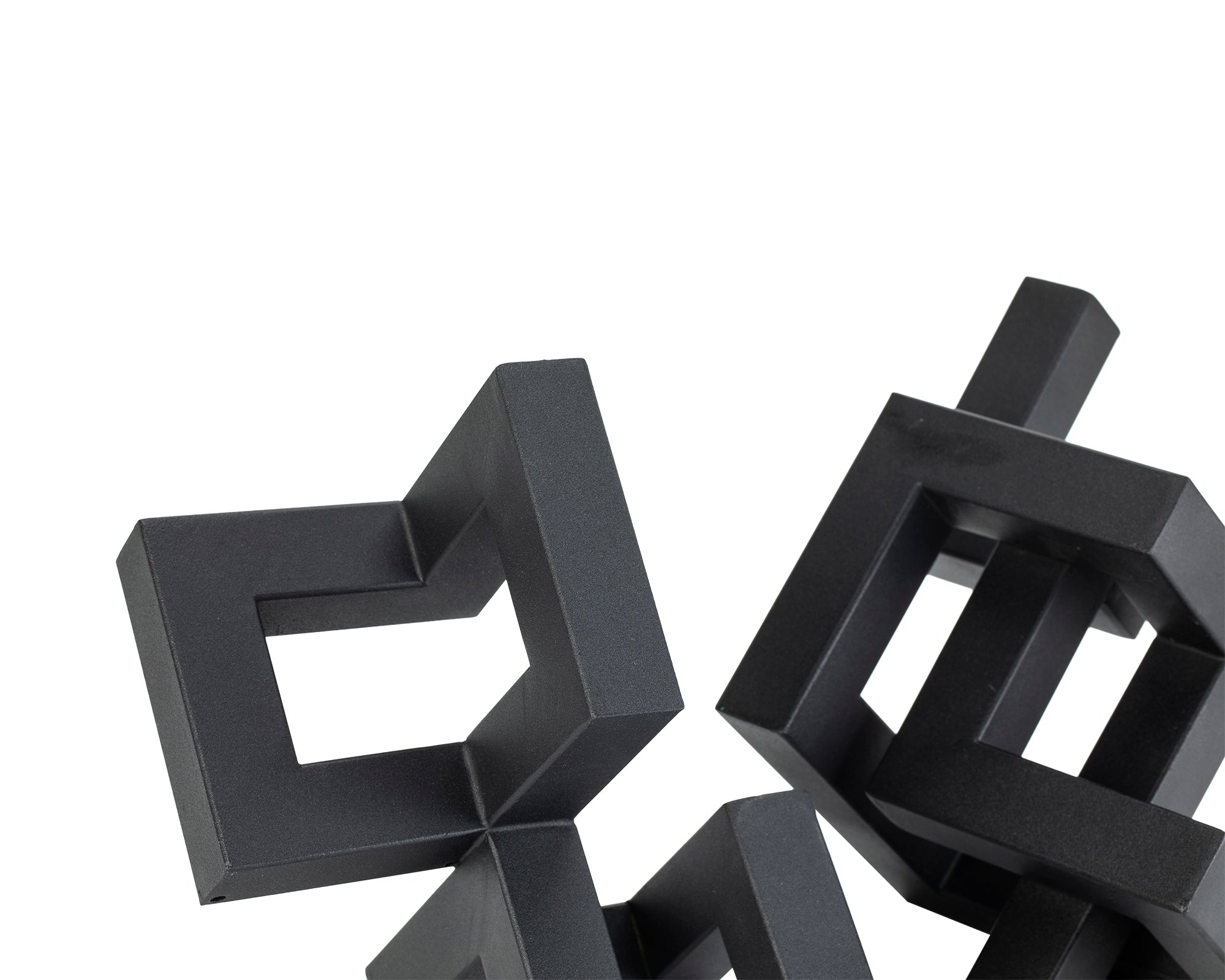Helston I Table Decoration - Blackened Steel