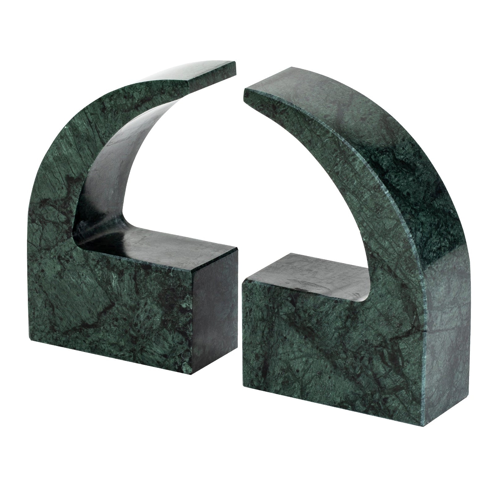Calon II Green Marble Bookend