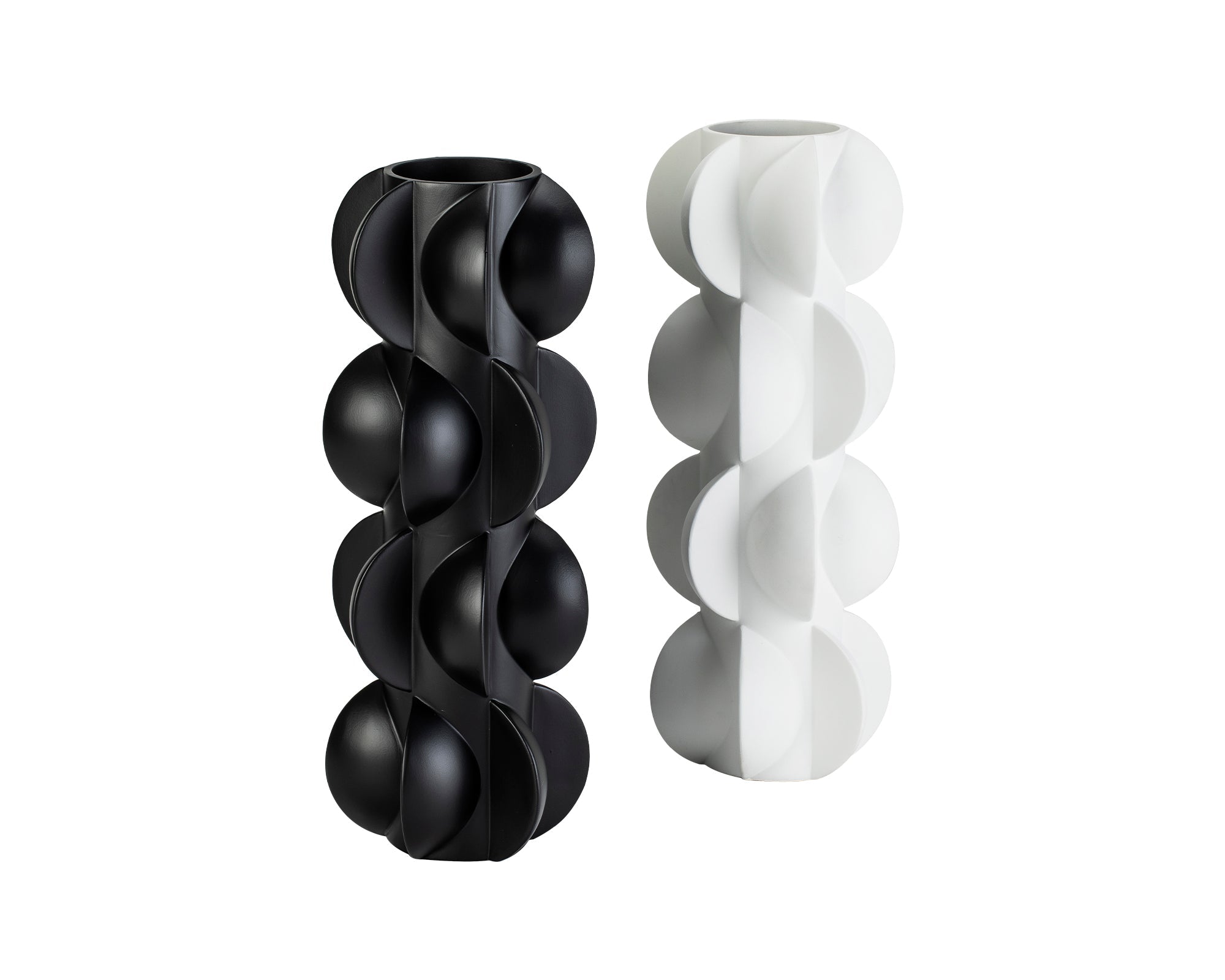 Pillaton II Vase - Black Acrylic