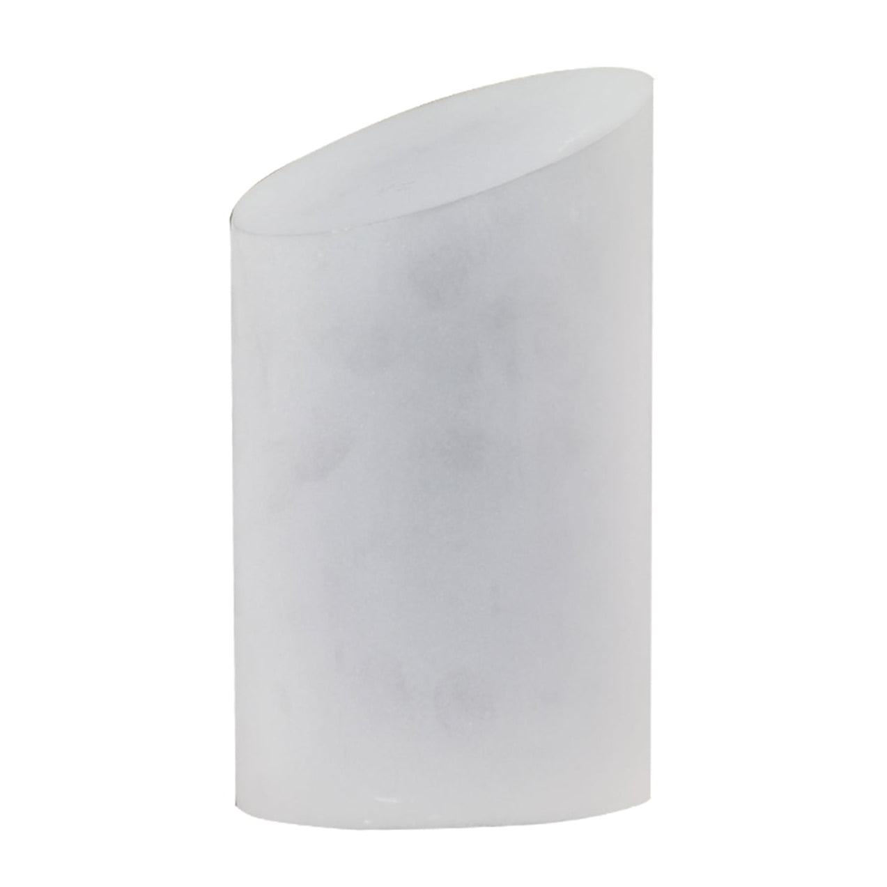 Gladstone White Acrylic Cylinder Sculpture