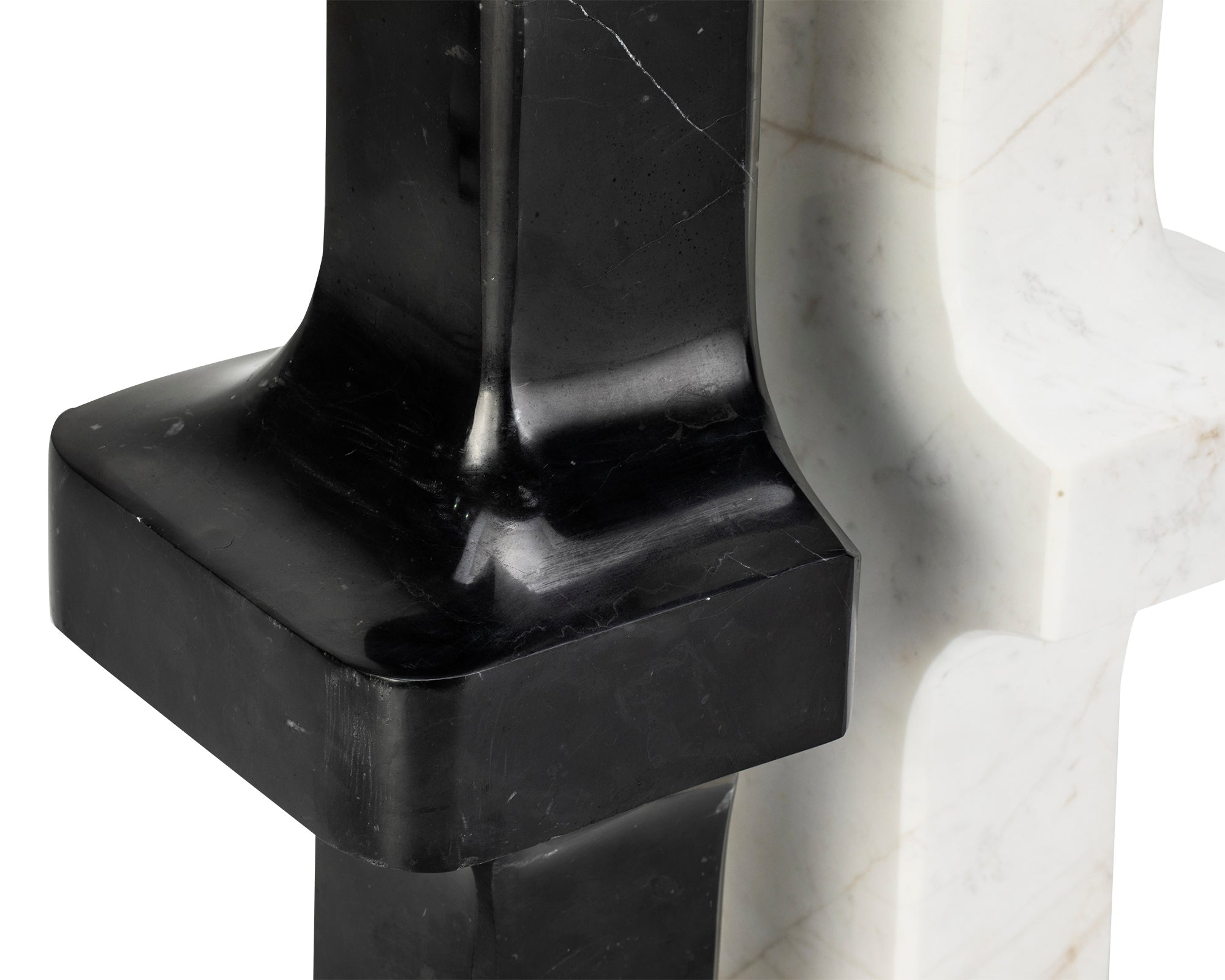 Adler Marble Vase - White