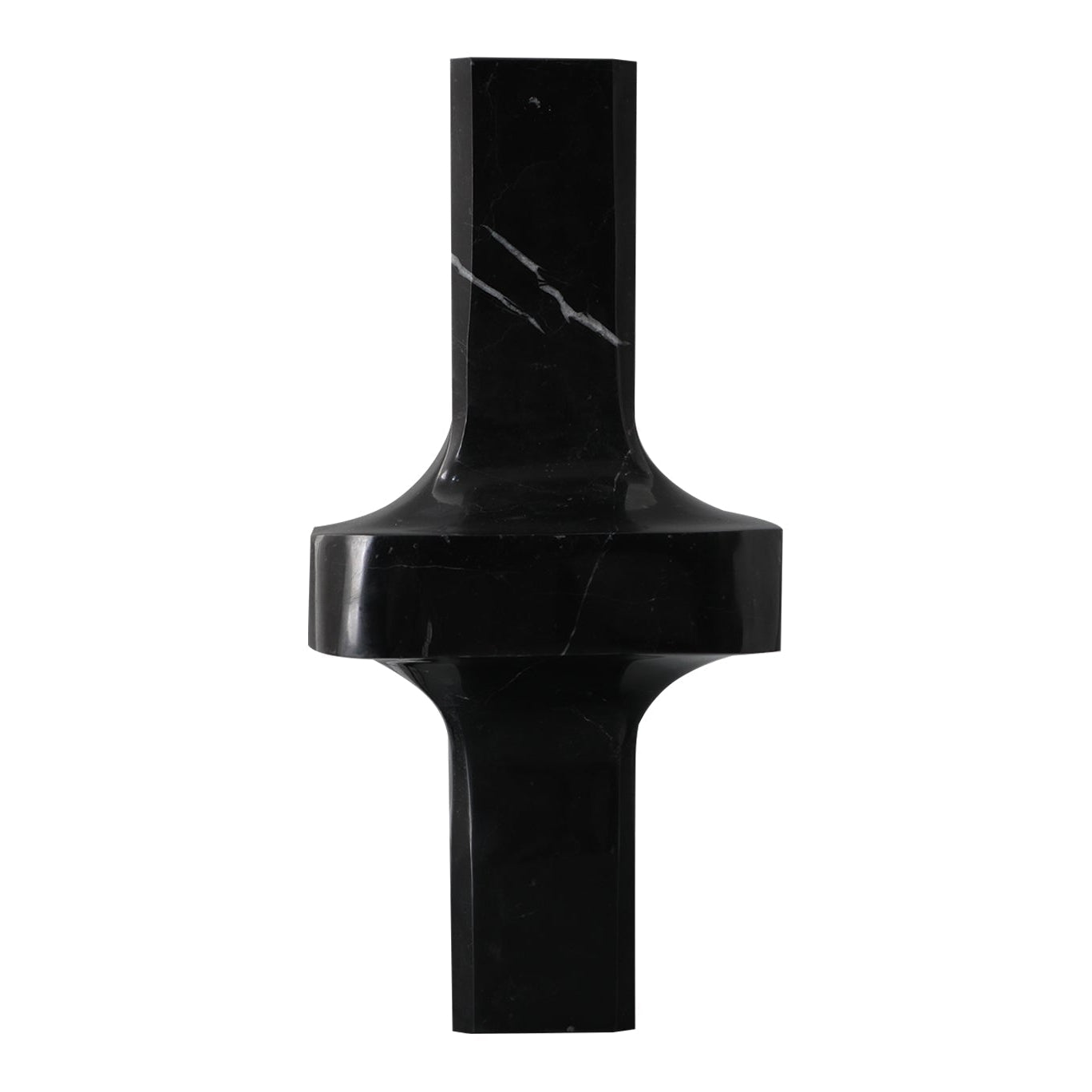 Adler Black Marble Vase