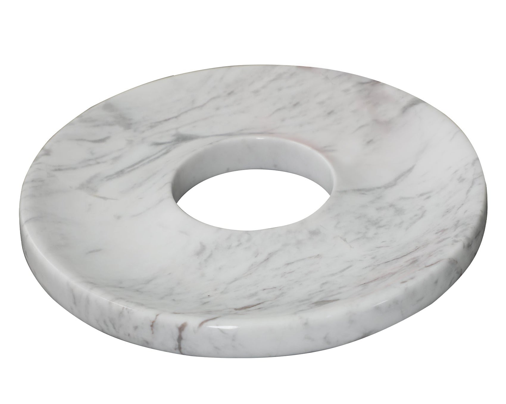 Ivy White Marble Tray