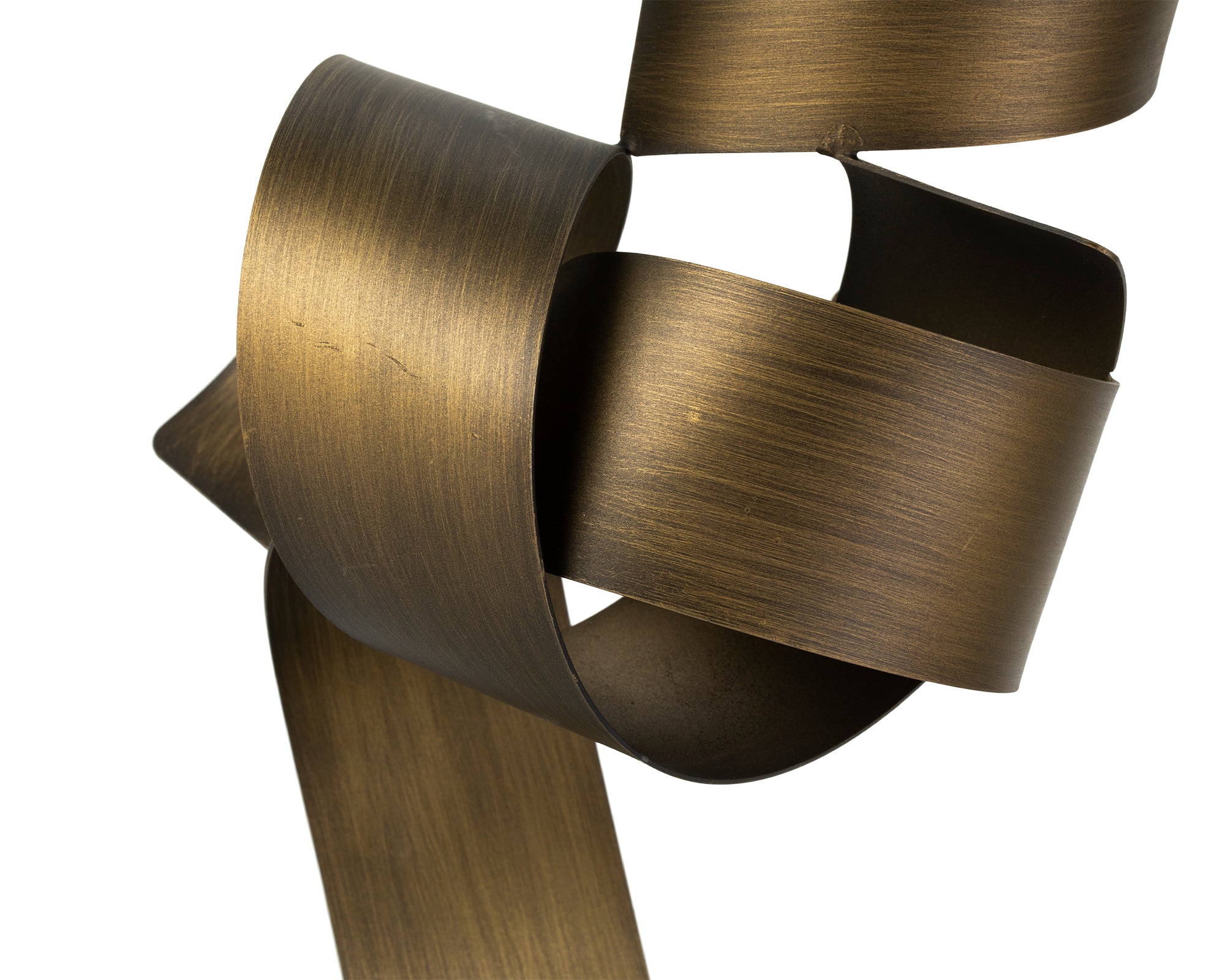 Clavo Table Decoration - Bronze Steel & White Marble
