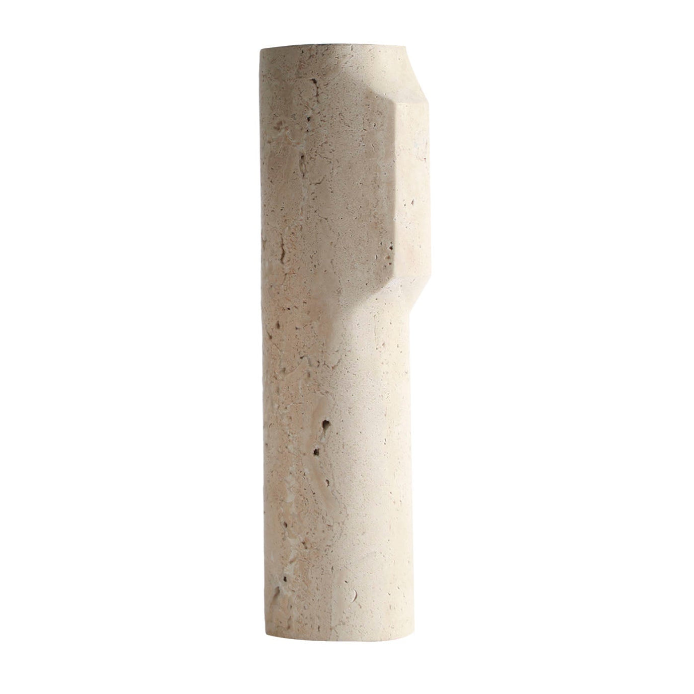 Oakley Beige Marble Vase Large