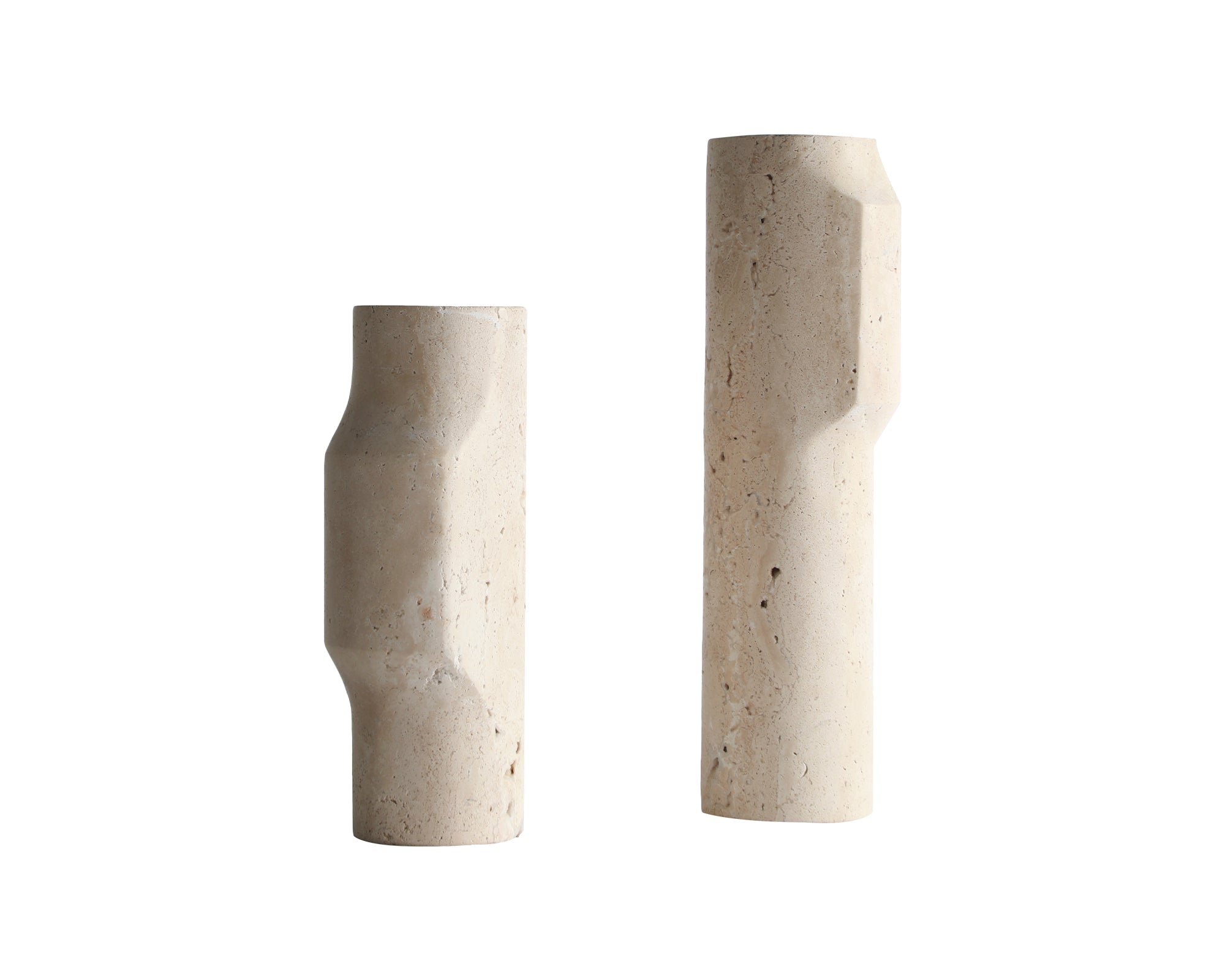 Oakley Vase Large - Beige Marble