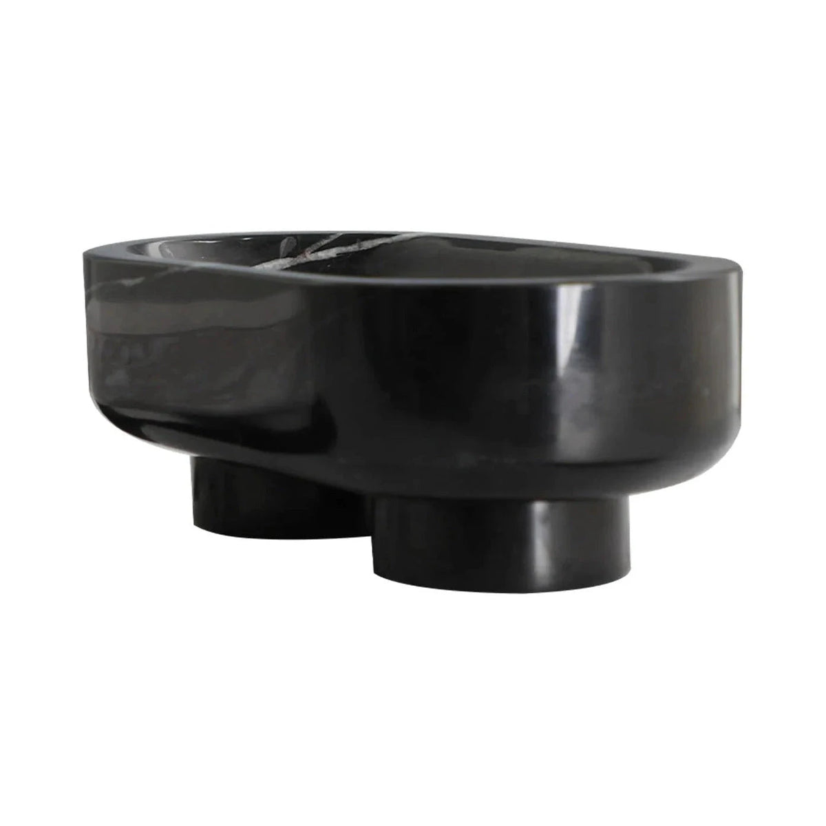 Mercy Black Marble Tray