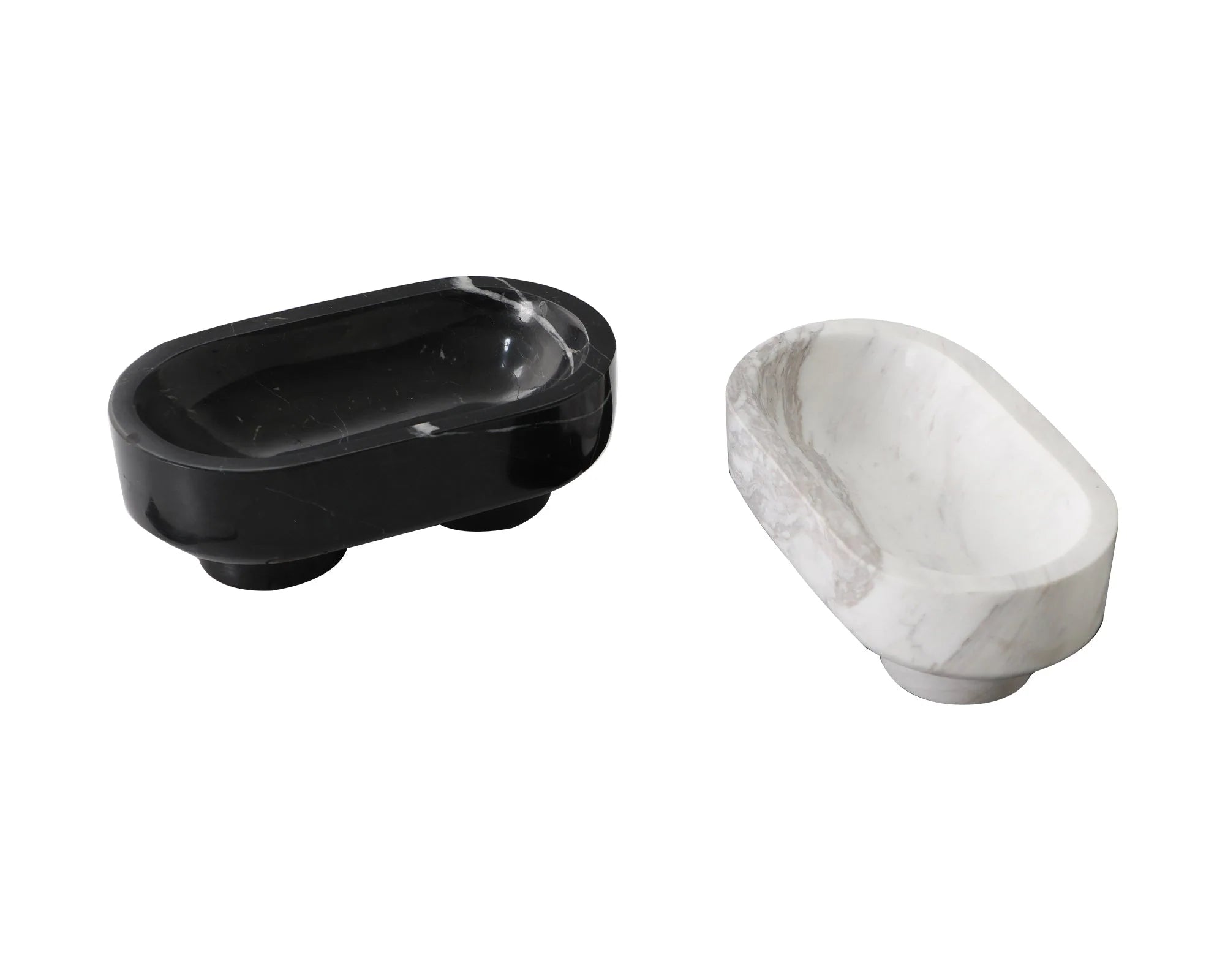 Mercy Black Marble Tray