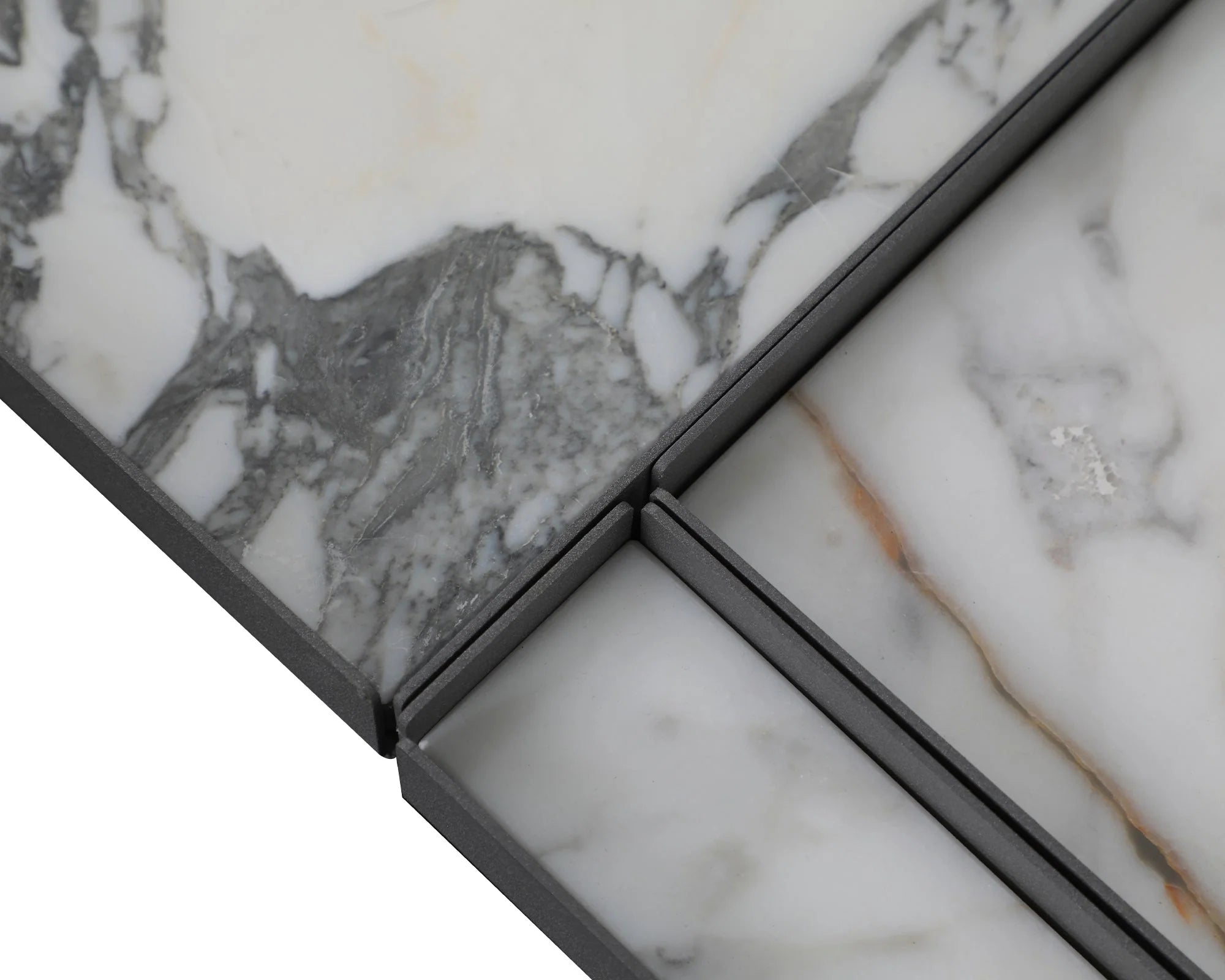 Tyne III Iron & White Marble Tray