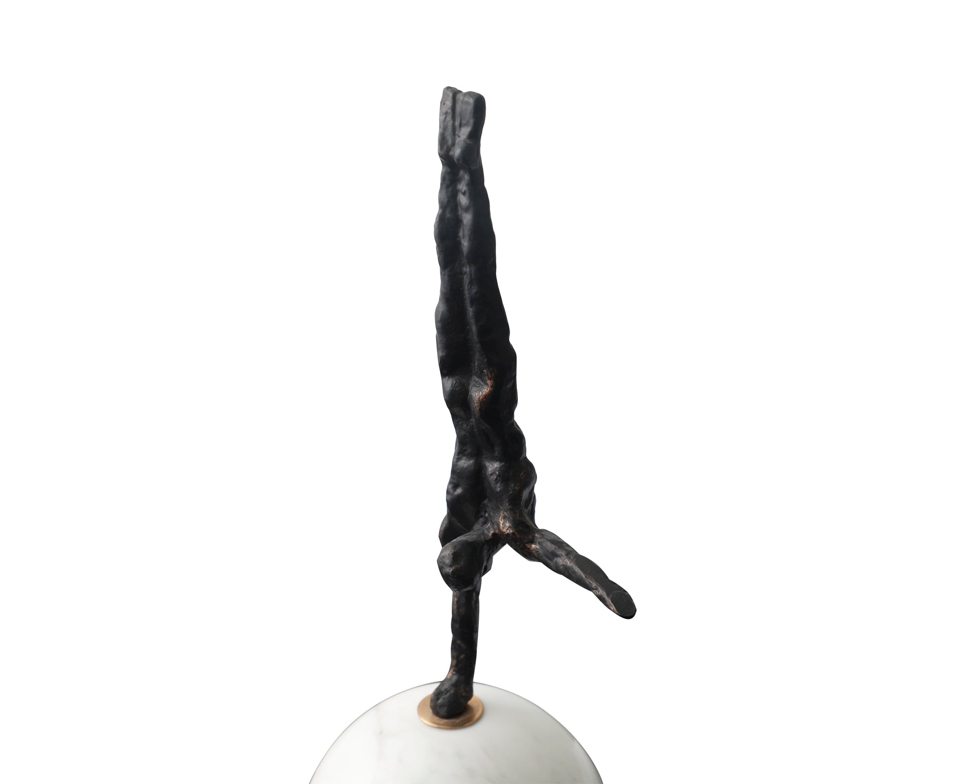 Handstand Sculpture - Dark Bronze Iron