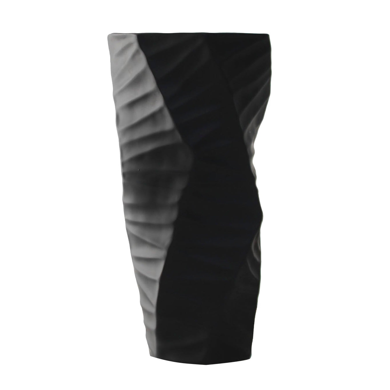 Ivor Black Resin Vase