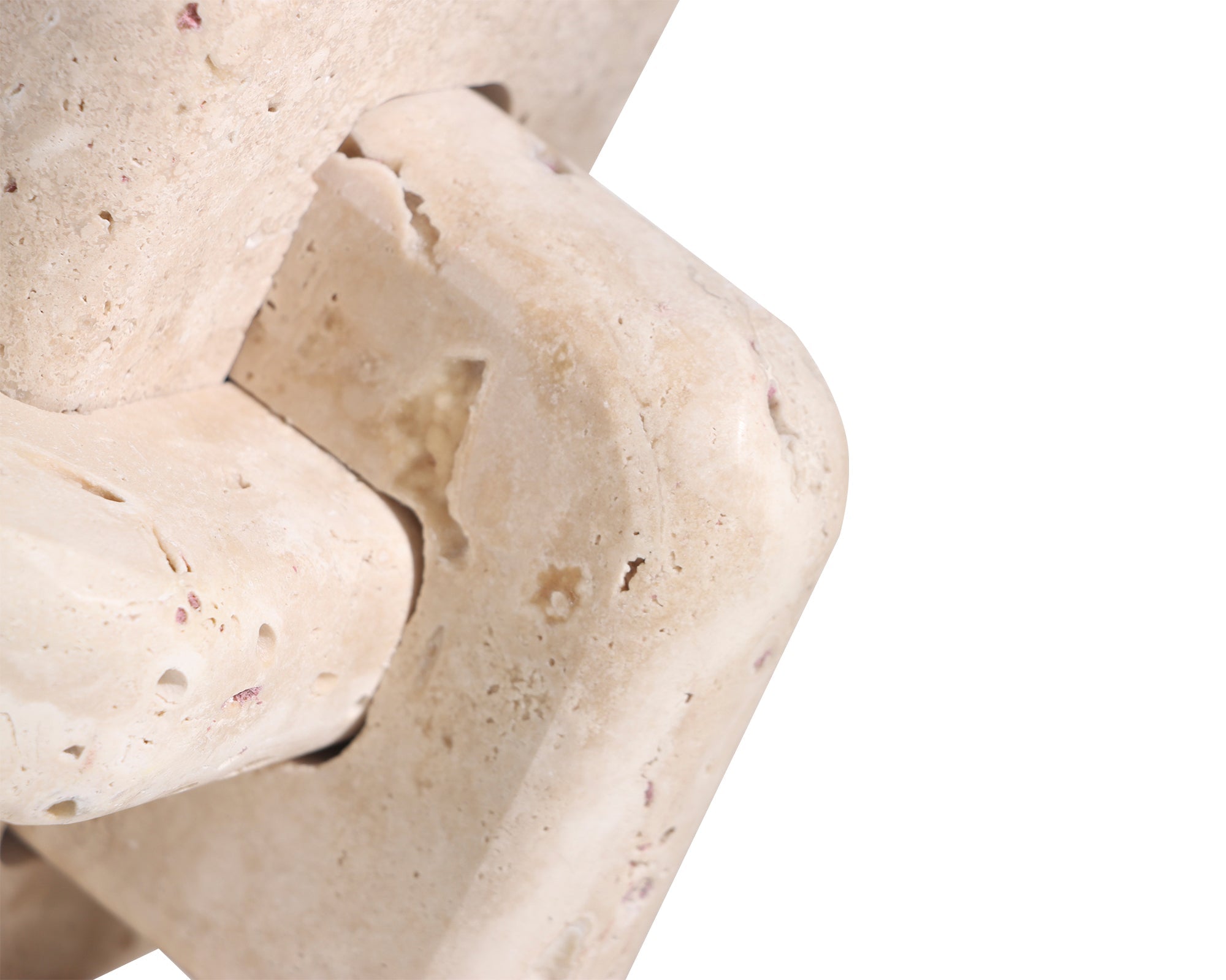 Set of 2 Carlton Sculptures - Beige