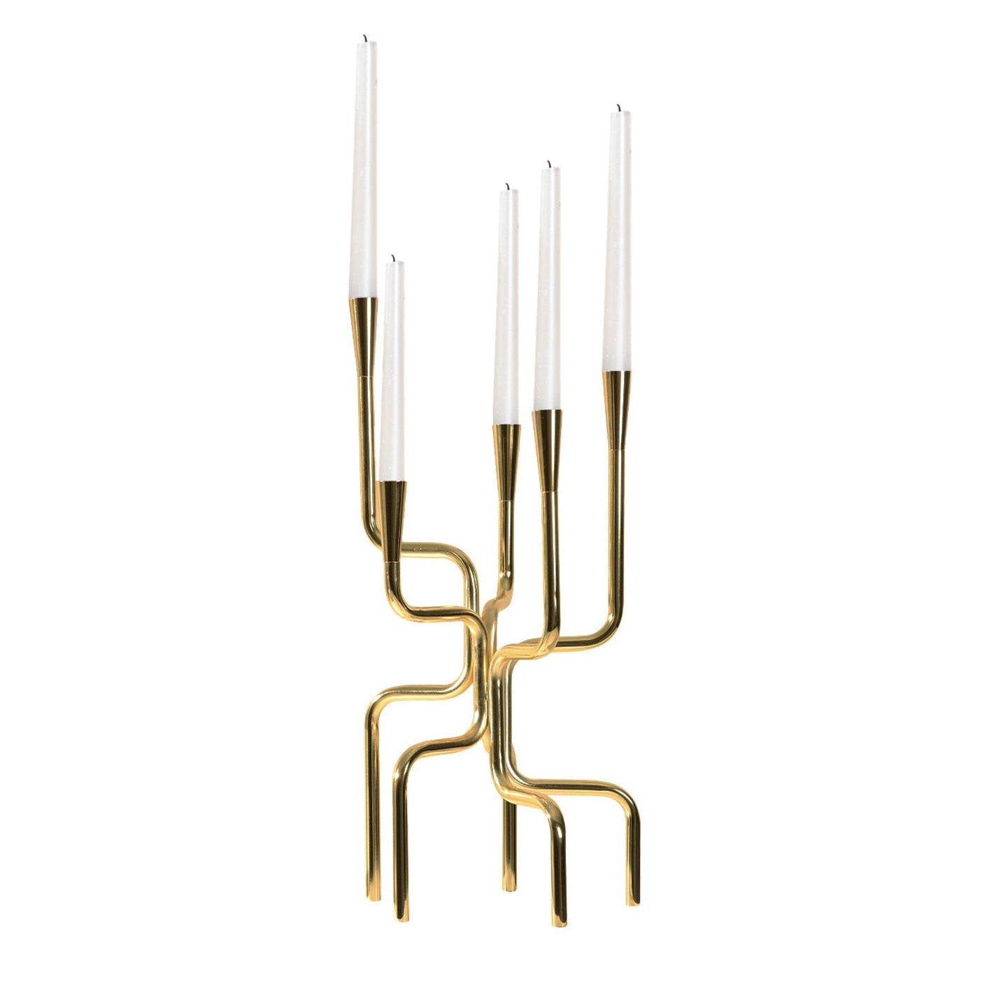 Maman Polished Brass Candle Holder