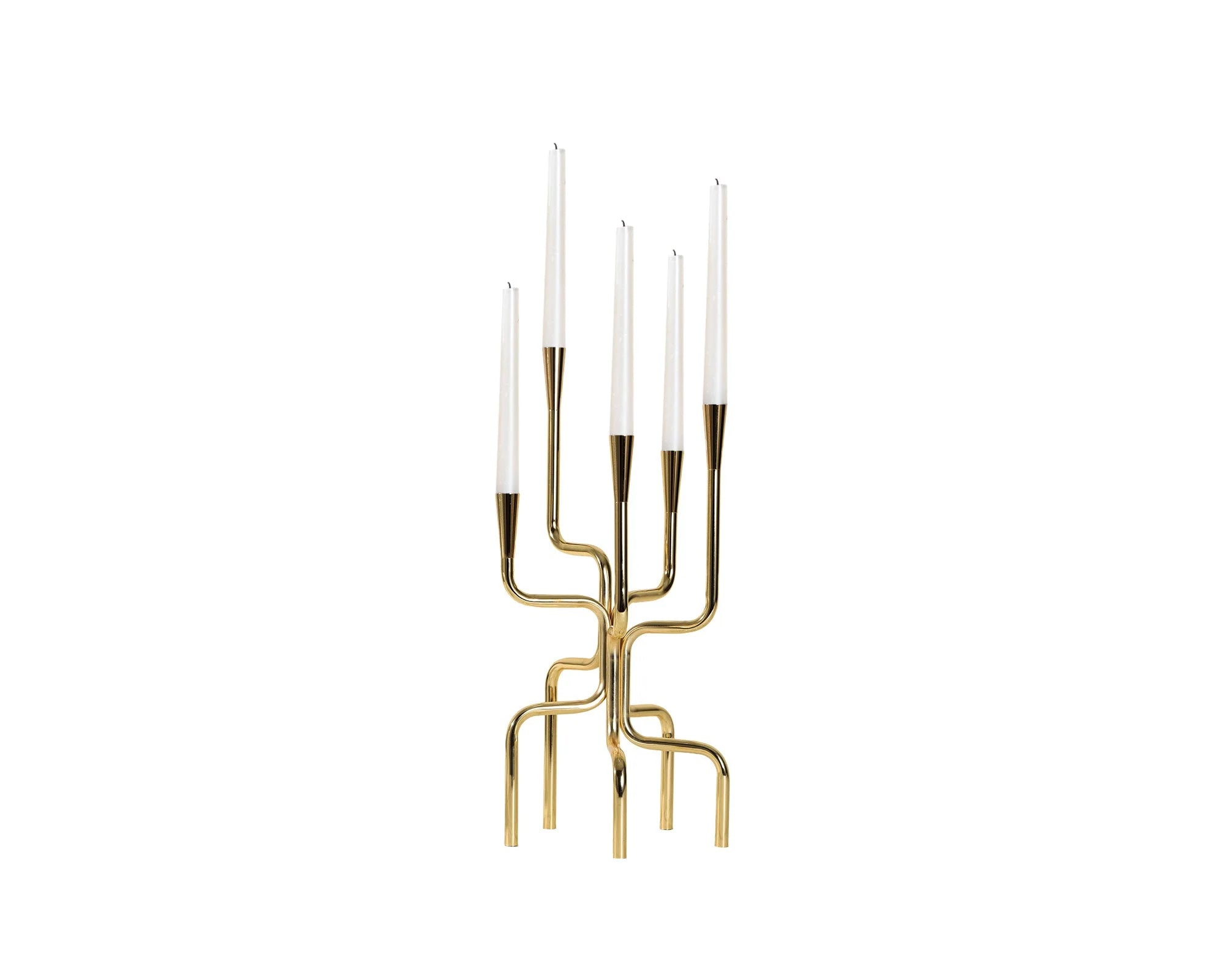 Maman Polished Brass Candle Holder