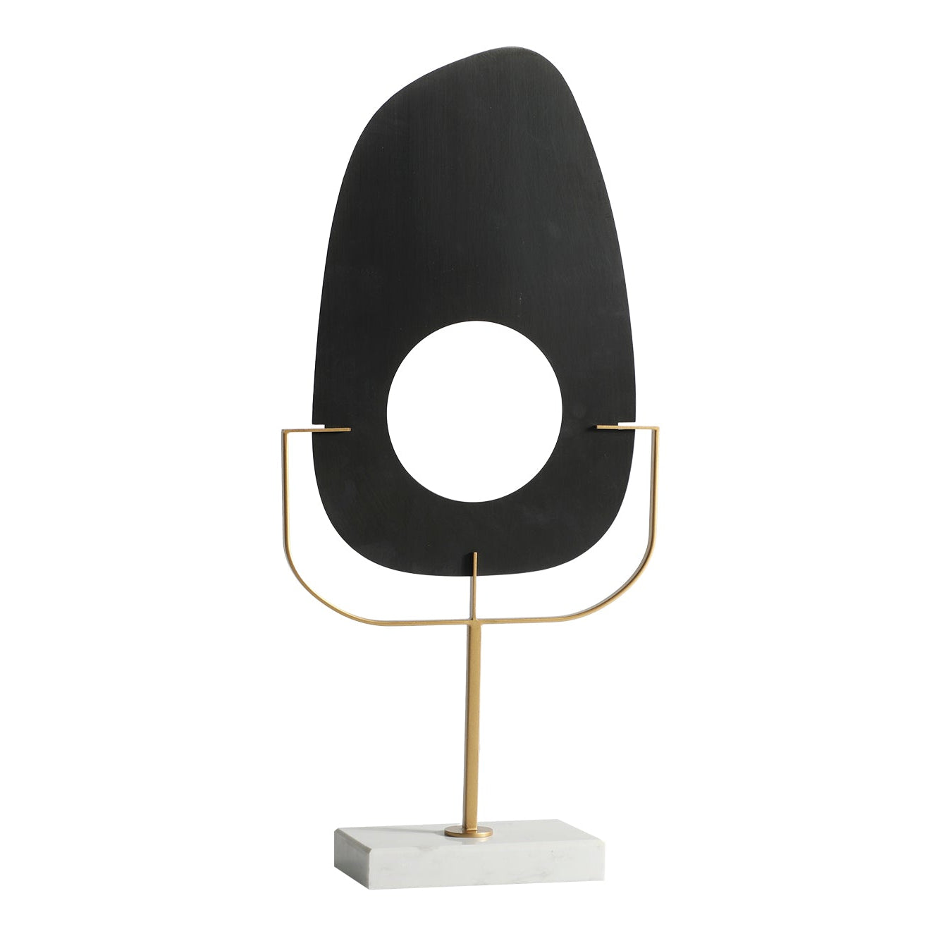 Alma Black & White Marble Sculpture