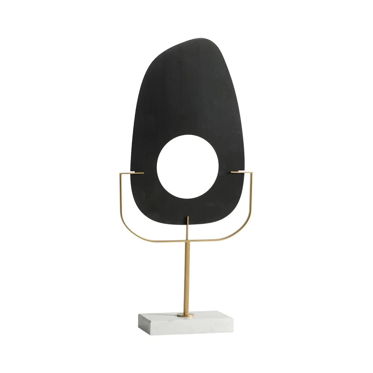 Alma Black & White Marble Sculpture