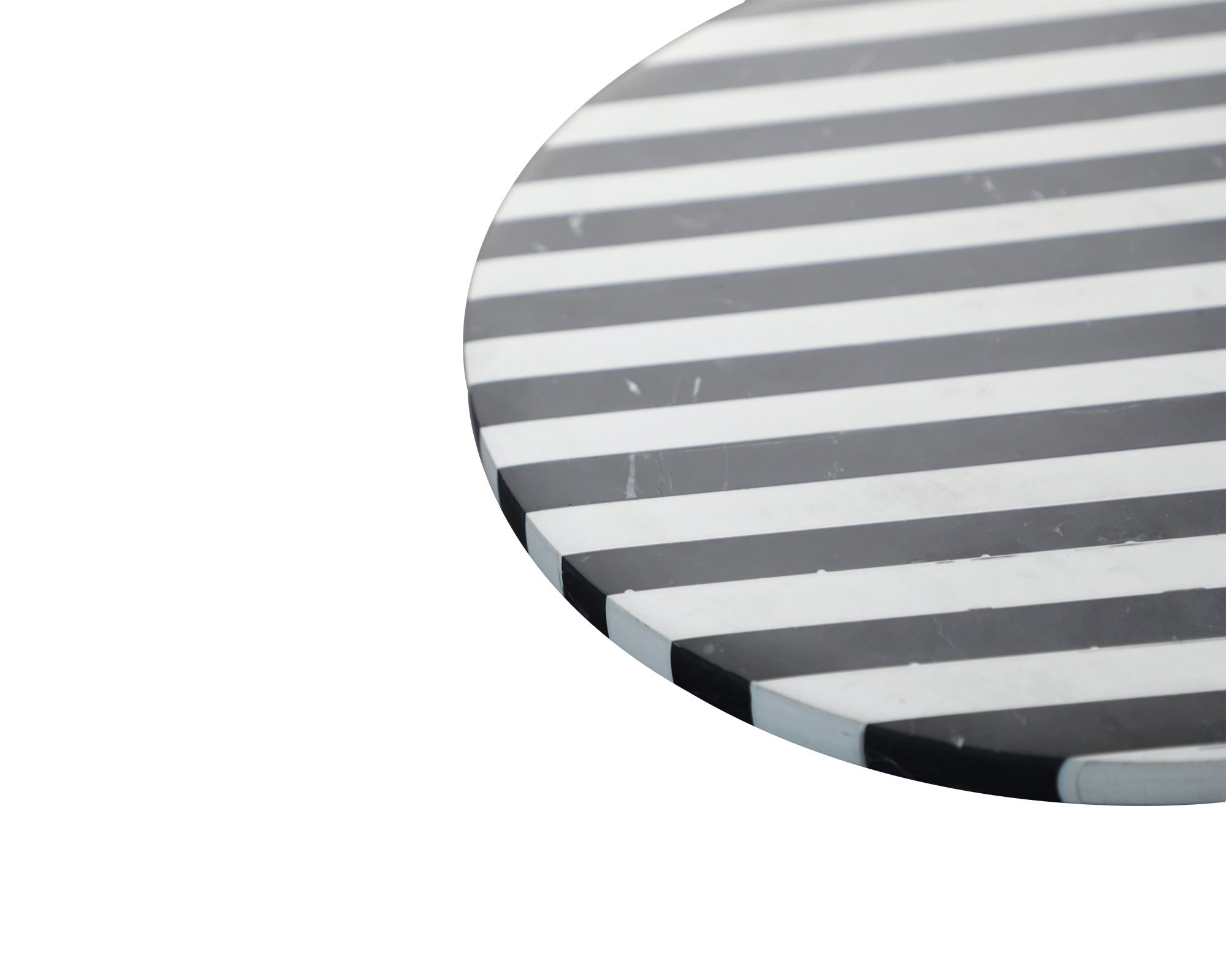 Monochrome Tray Medium - Black & White Marble