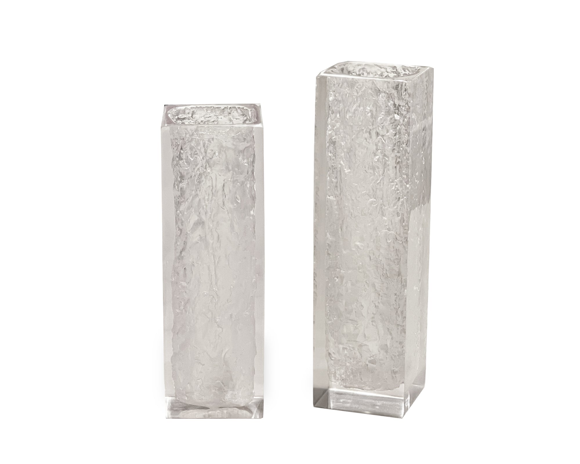 Moore Large Vase - Clear Resin