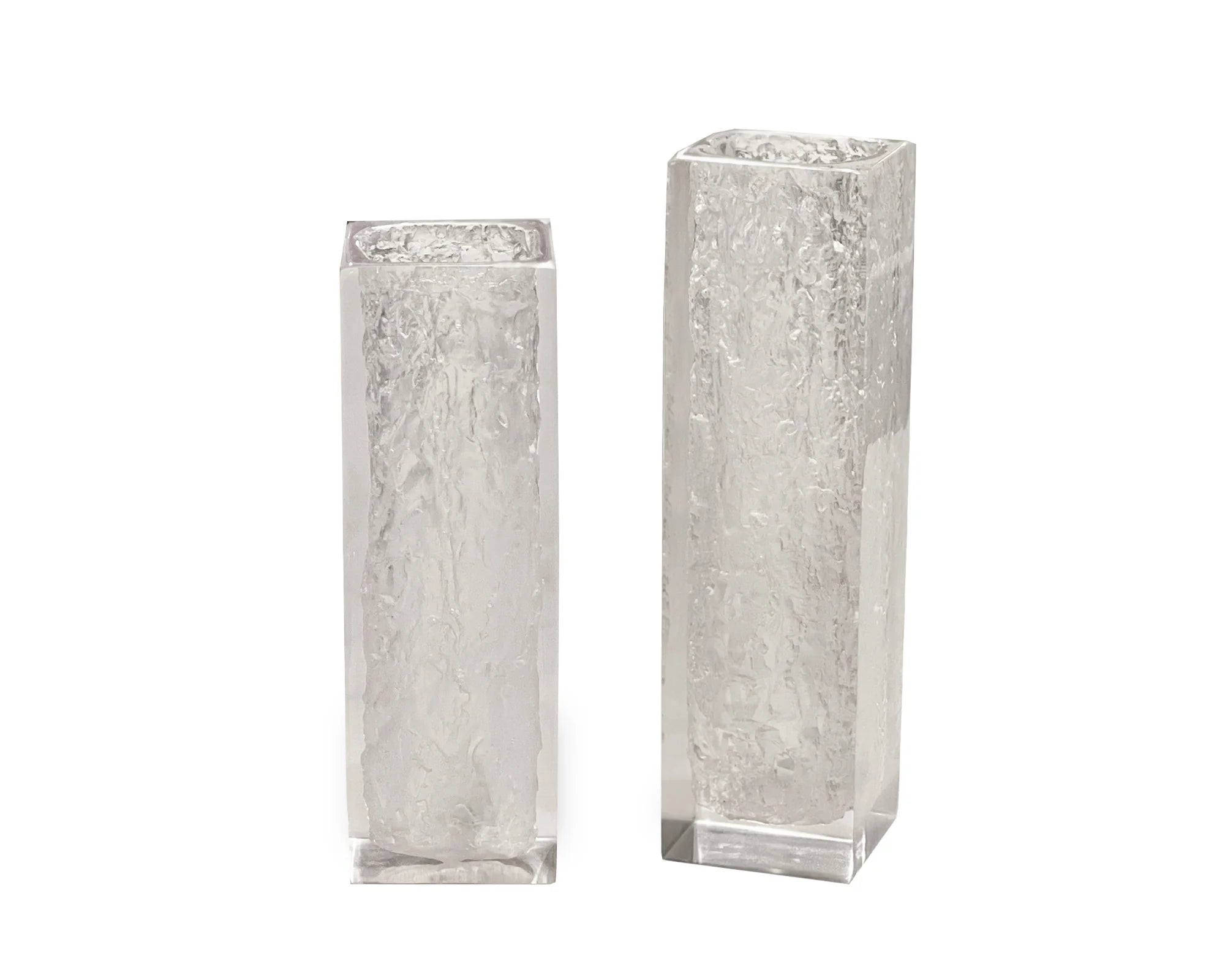 Moore Large Clear Resin Vase