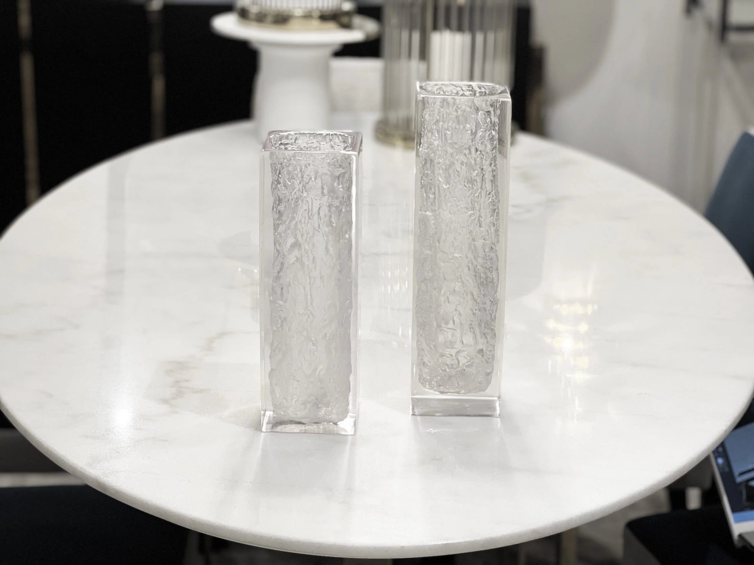 Moore Large Clear Resin Vase