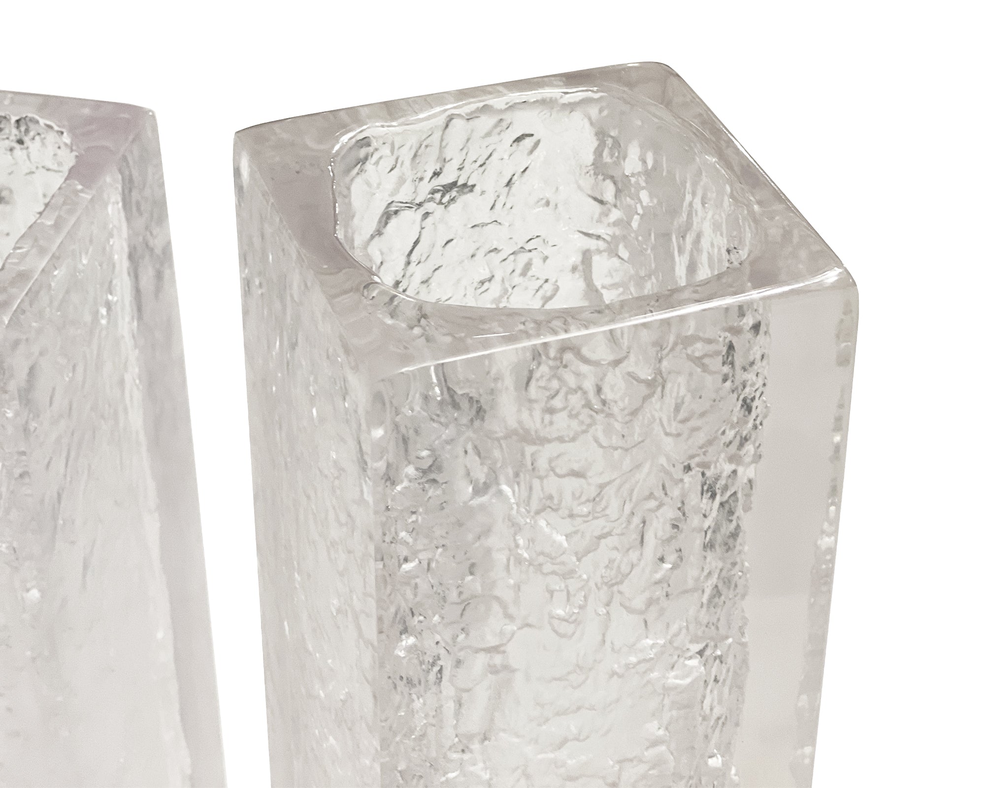 Moore Small Vase - Clear Resin