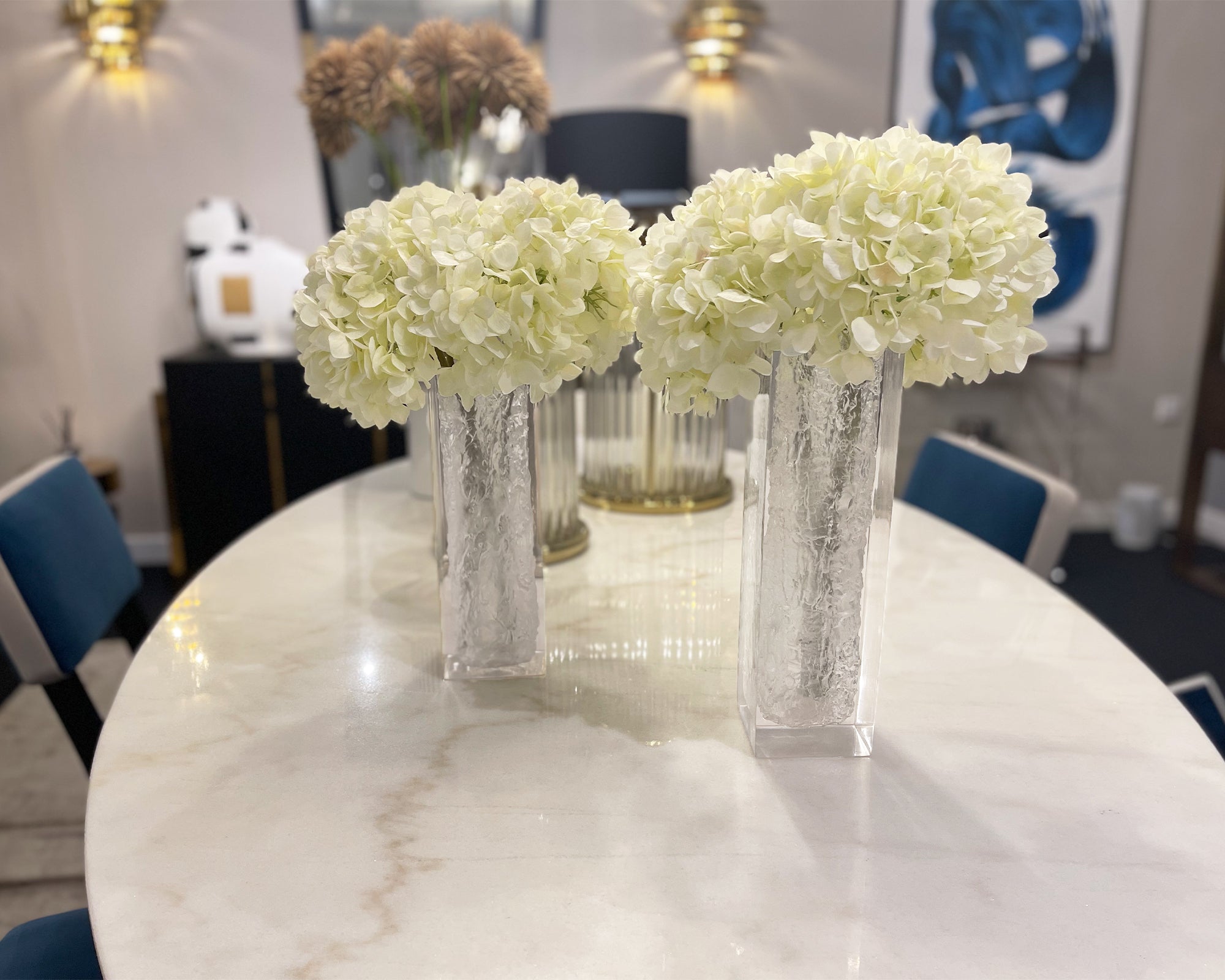 Moore Small Vase - Clear Resin