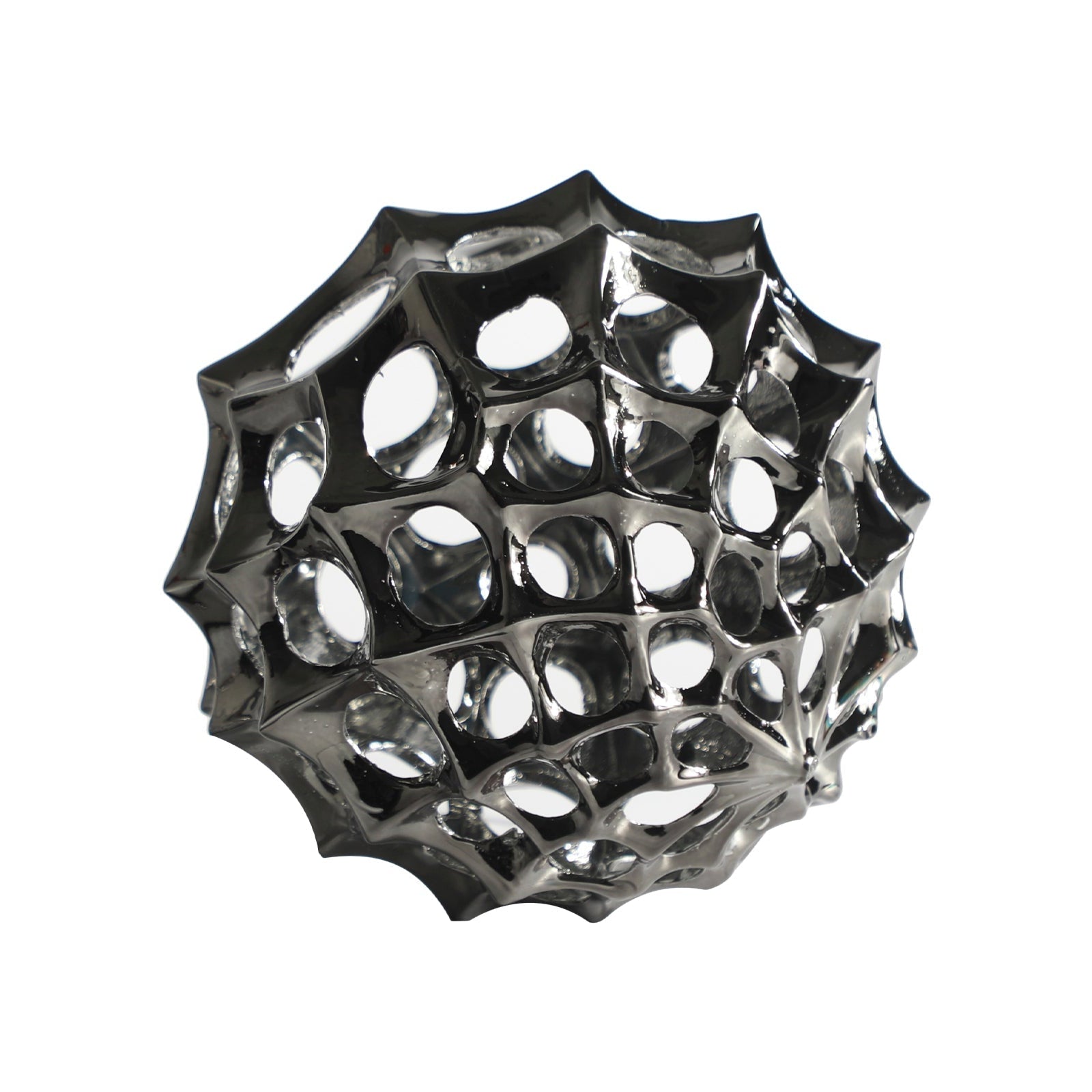 Matrix Black Metal Sculpture