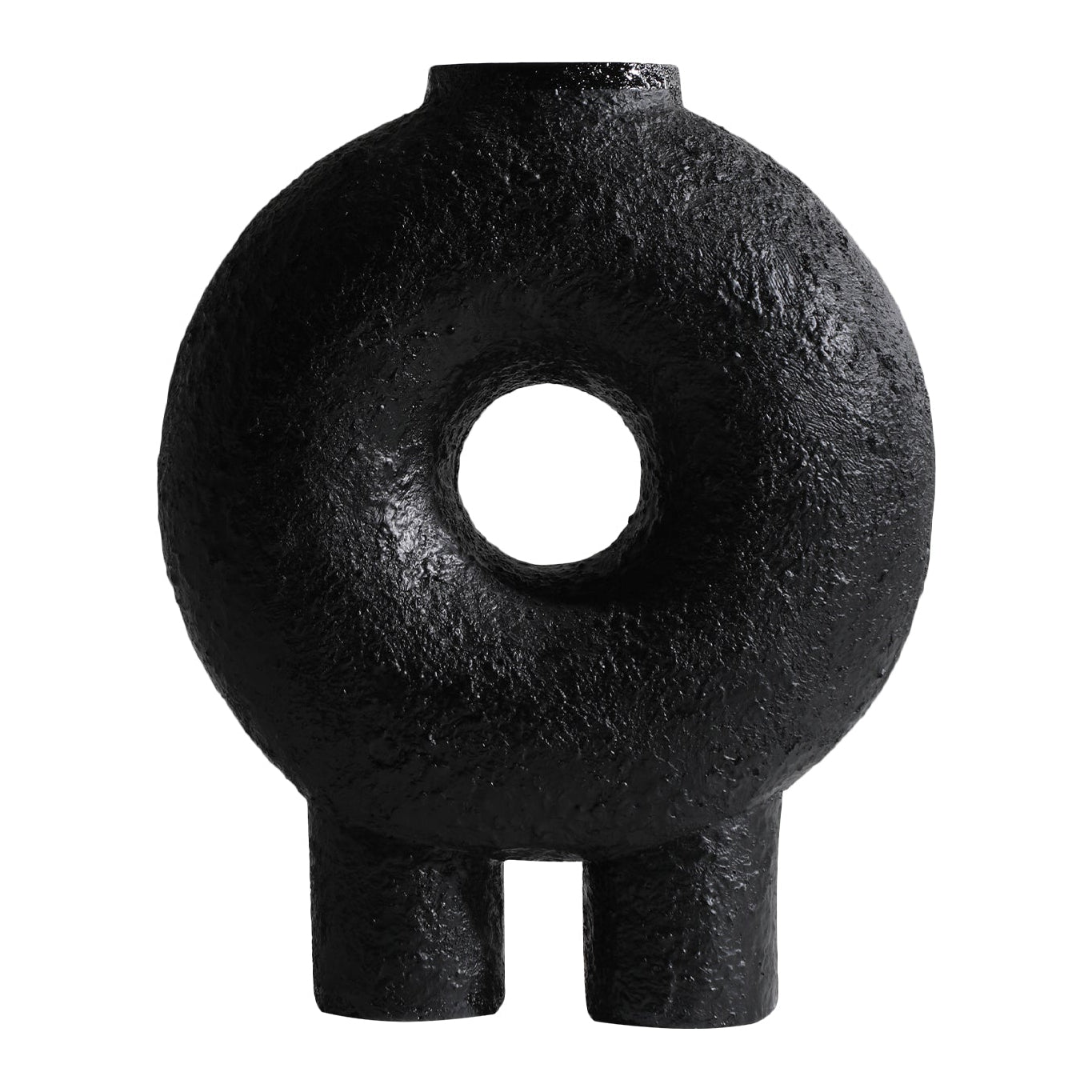 Dane Black Resin Vase