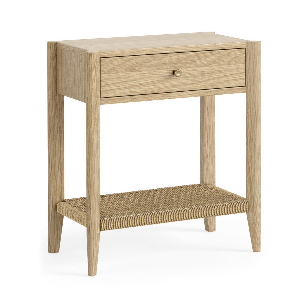 Harlow Natural Oak Wood Side Table