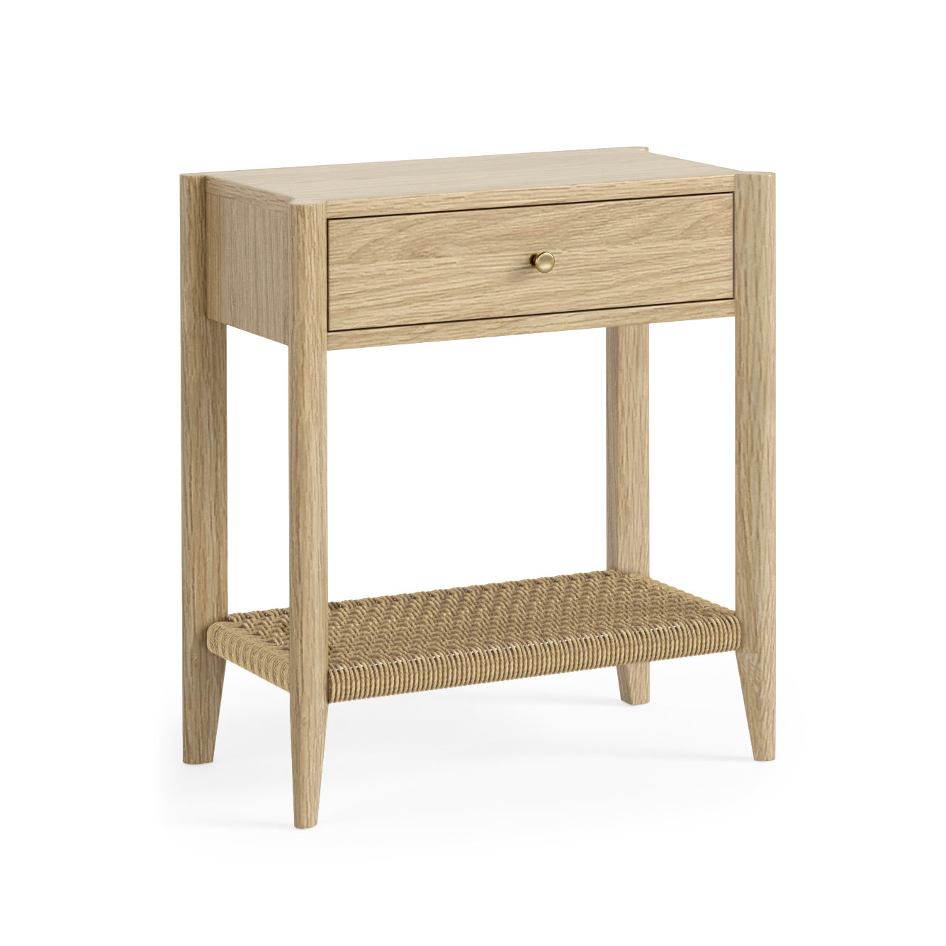 Harlow Natural Oak Wood Side Table