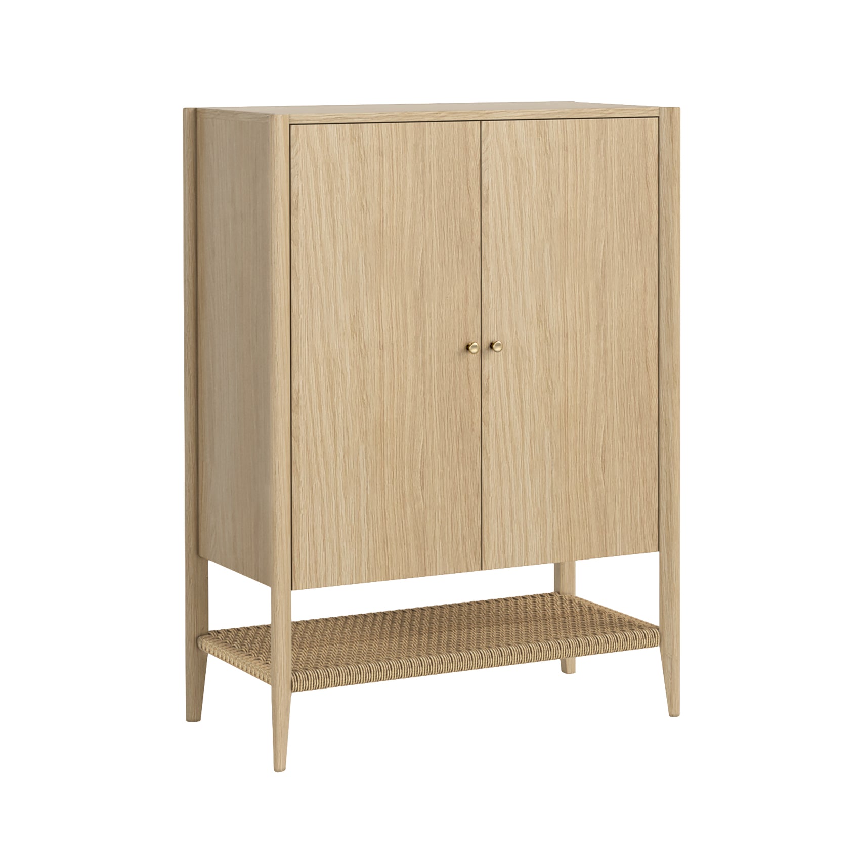 Harlow Natural Oak Wood Bar Unit