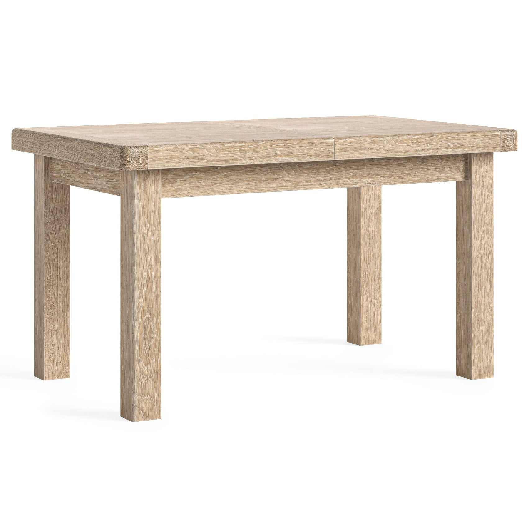 Jackson Whitewash Oak Wood Extending Dining Table 140/185cm